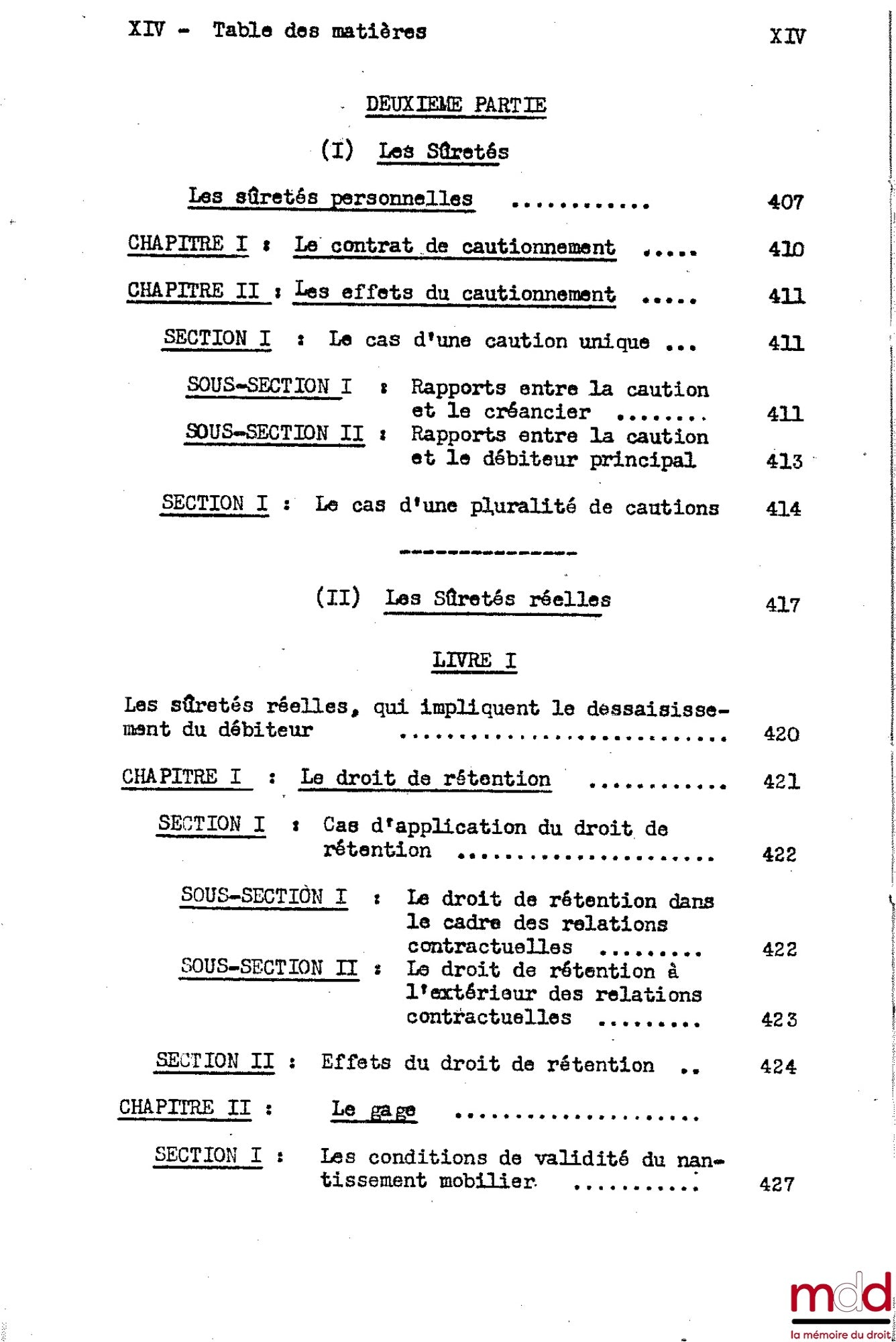 DESBOIS (Henri) – COURS DE DROIT CIVIL, Capacité 2e année, 1953-1954