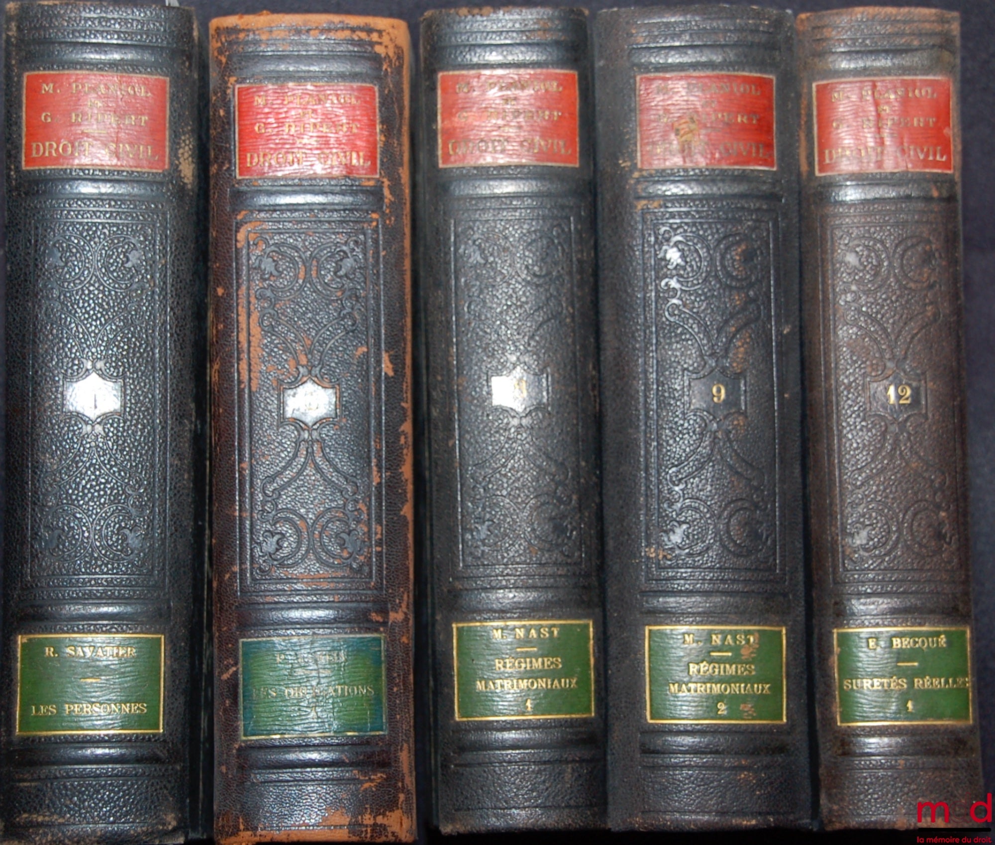 PLANIOL (Marcel) et RIPERT (Georges) – TRAITÉ PRATIQUE DE DROIT CIVIL FRANÇAIS, 1re éd. : t. 8 [seul] : Les Régimes matrimoniaux (1re partie) avec le concours de M. NAST