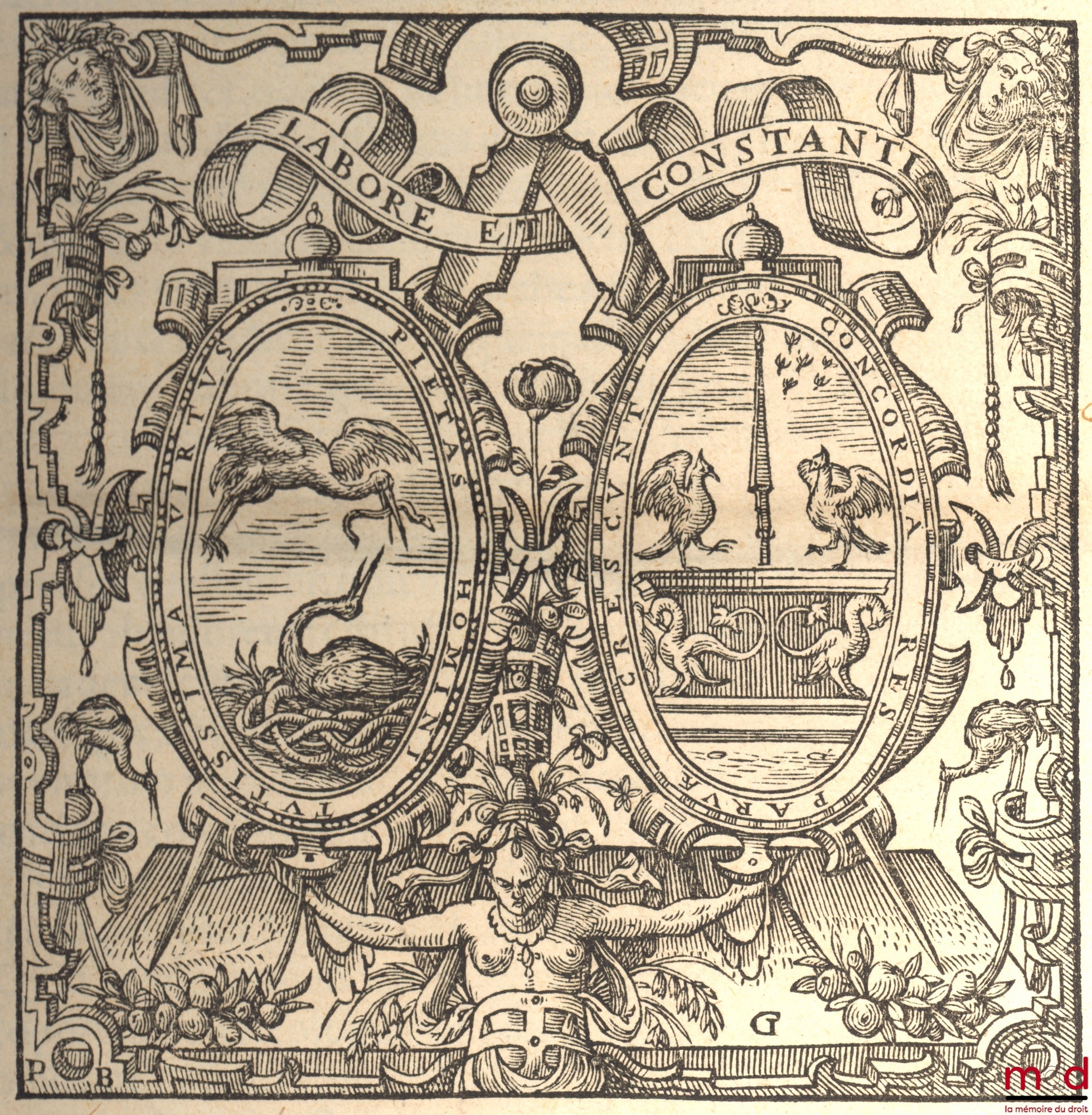 MOUCHY (Antoine de) – DECRETUM GRATIANI : seu verius, DECRETORUM CANONICORU COLLECTANEA, ab ipso auctor Gratiano primum inscripta, CONCORDIA DISCORDANTIUM CANONUM (…)in suas classes digesta (…) Præfixa sunt ab Antonio Demochare Sorbonicæ (…), singulis fer