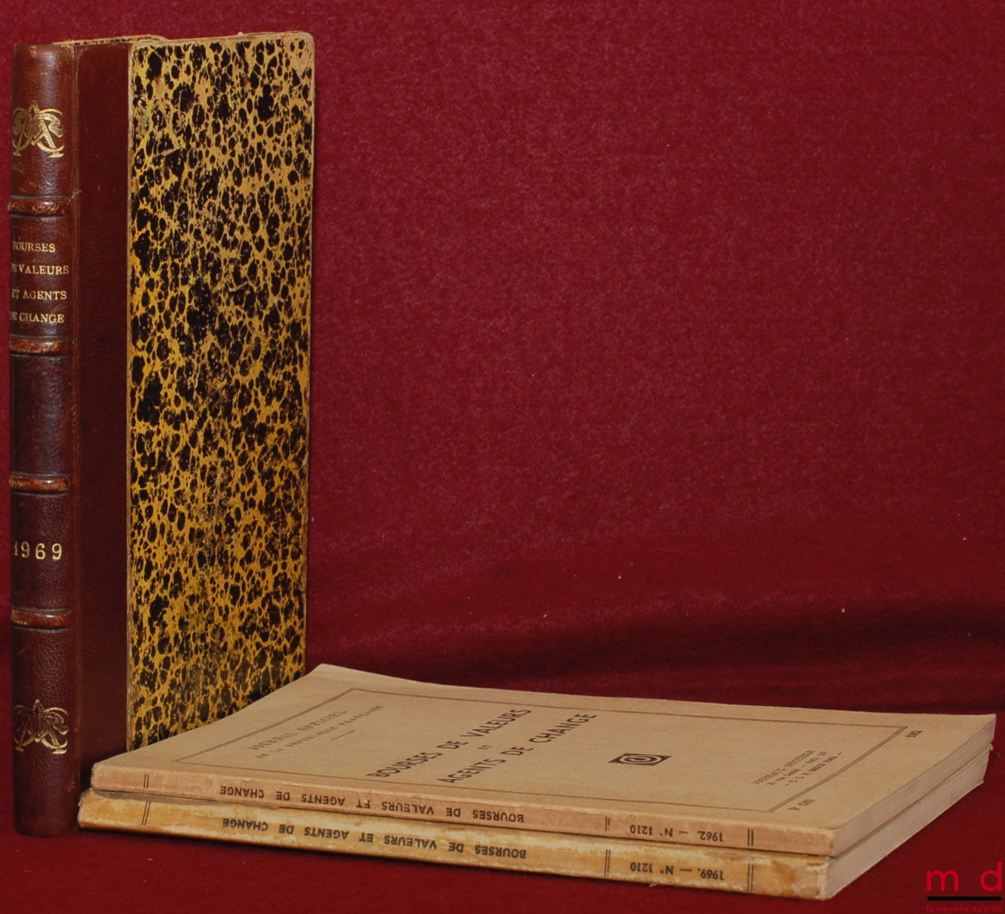[Journal officiel] – BOURSES DE VALEUR ET AGENTS DE CHANGE n° 1210 de 1962, 1969 et 1973