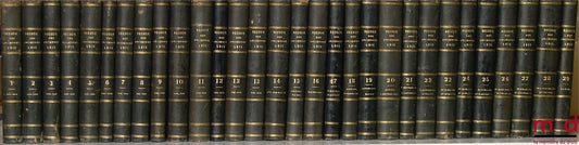 JOURDAN, DECRUSY, ISAMBERT et TAILLANDIER (Alphonse-Honoré) – RECUEIL GÉNÉRAL DES ANCIENNES LOIS FRANÇAISES DEPUIS L’AN 420 JUSQU’EN 1789