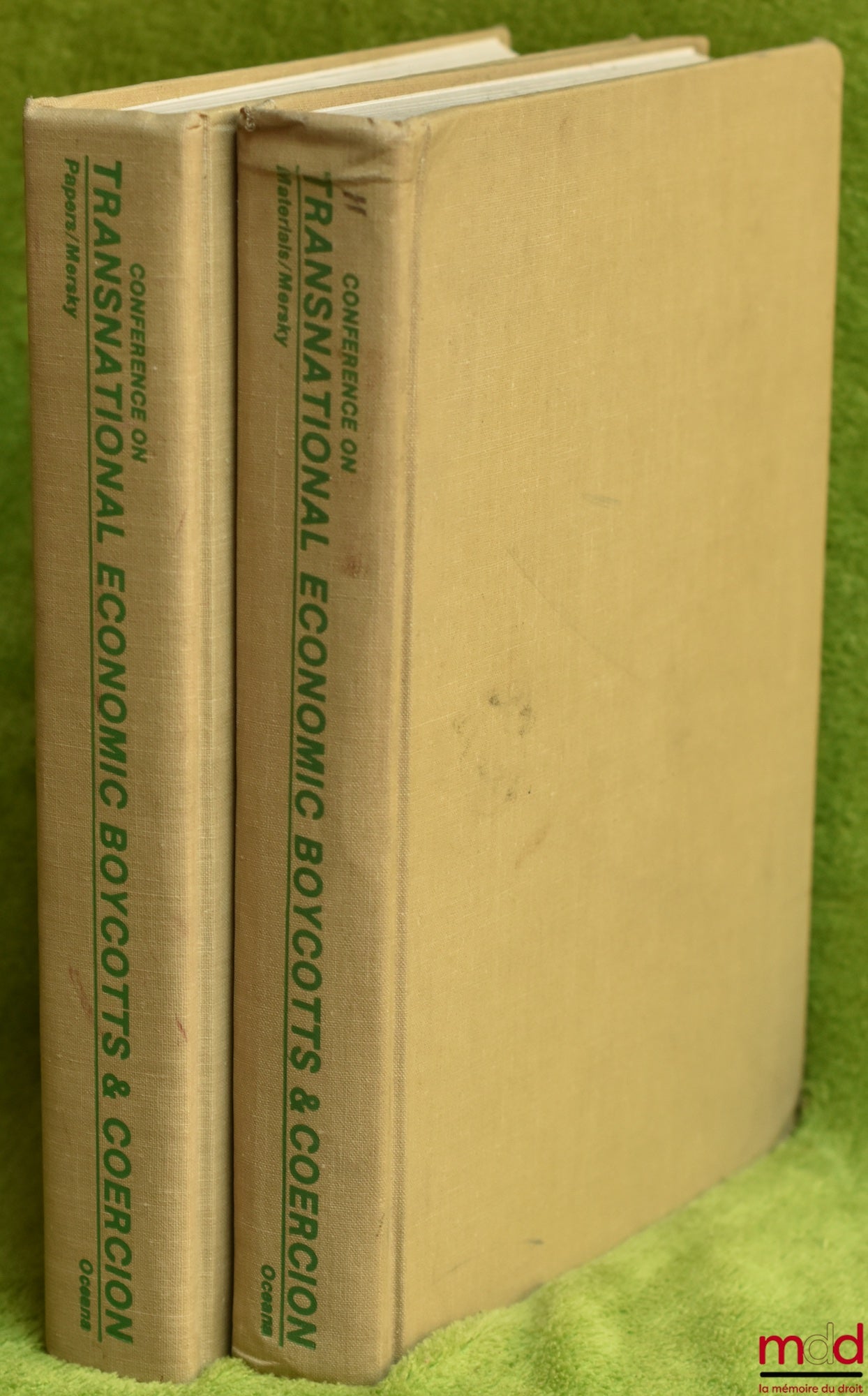 [Colloque], MERSKY (Roy M.) – CONFERENCE ON TRANSNATIONAL ECONOMIC BOYCOTTS AND COERCION, Febr. 19-20, 1976 at University of Texas Law School