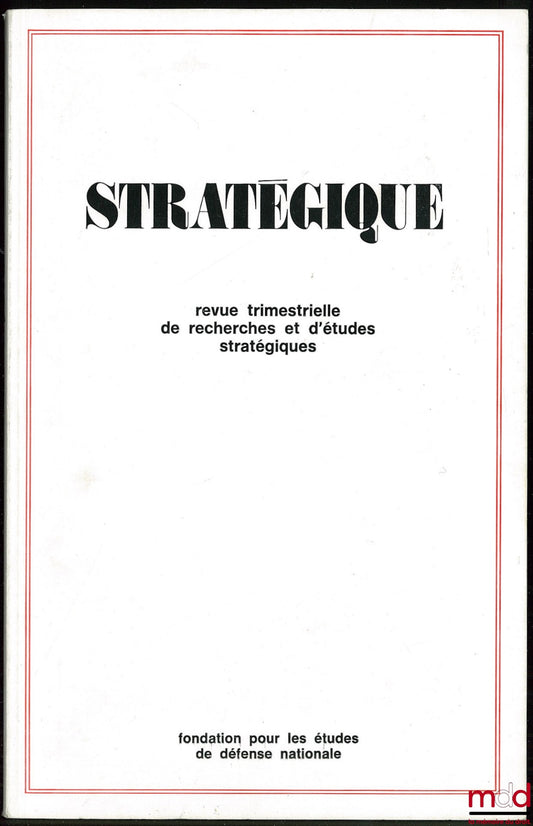 [Périodique] – STRATÉGIQUE 3e TRIMESTRE 1980
