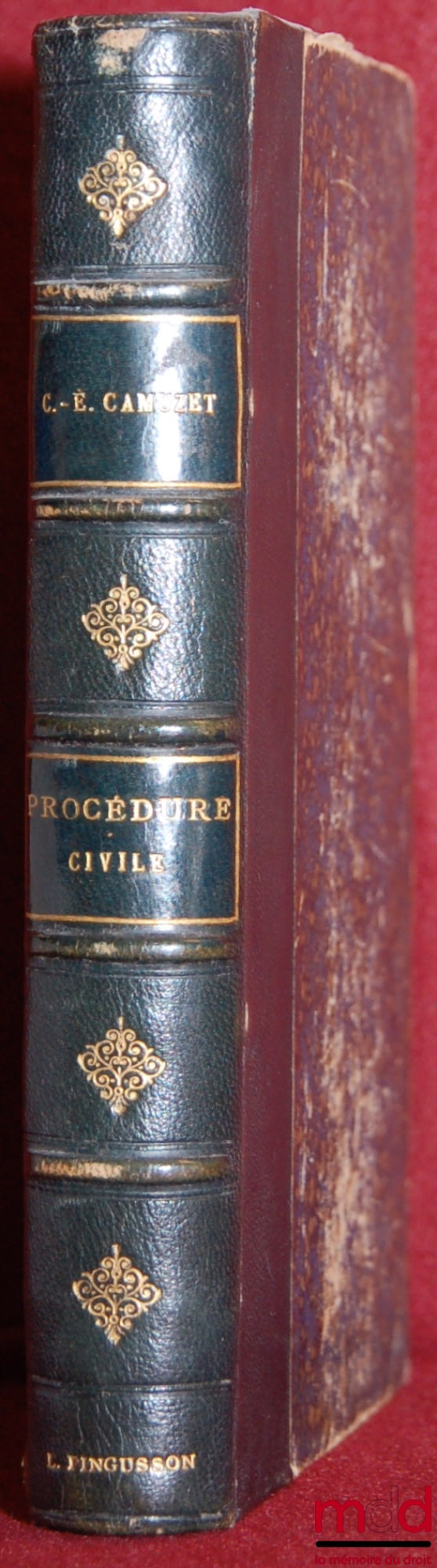 CAMUSE (S.-E..) – MANUEL DE PROCÉDURE CIVILE AVEC RÉSUMÉ QUESTIONNAIRE - FORMULAIRE - TABLEAUX ANALYTIQUES ET PLUSIEURS TABLES, 13ème éd. revue, corrigée et mise au courant de la législation et de la jurisprudence par un Répétiteur de droit