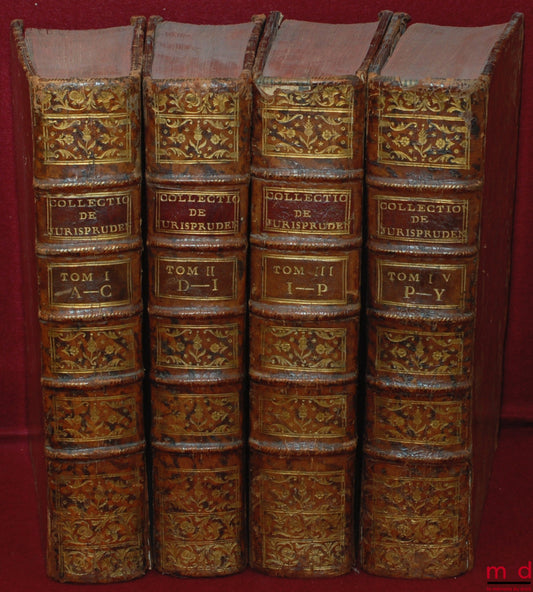 DENISART (Jean-Baptiste) – COLLECTION DE DÉCISIONS NOUVELLES ET DE NOTIONS RELATIVES À LA JURISPRUDENCE ACTUELLE, 7e éd. revue et considérablement augmentée