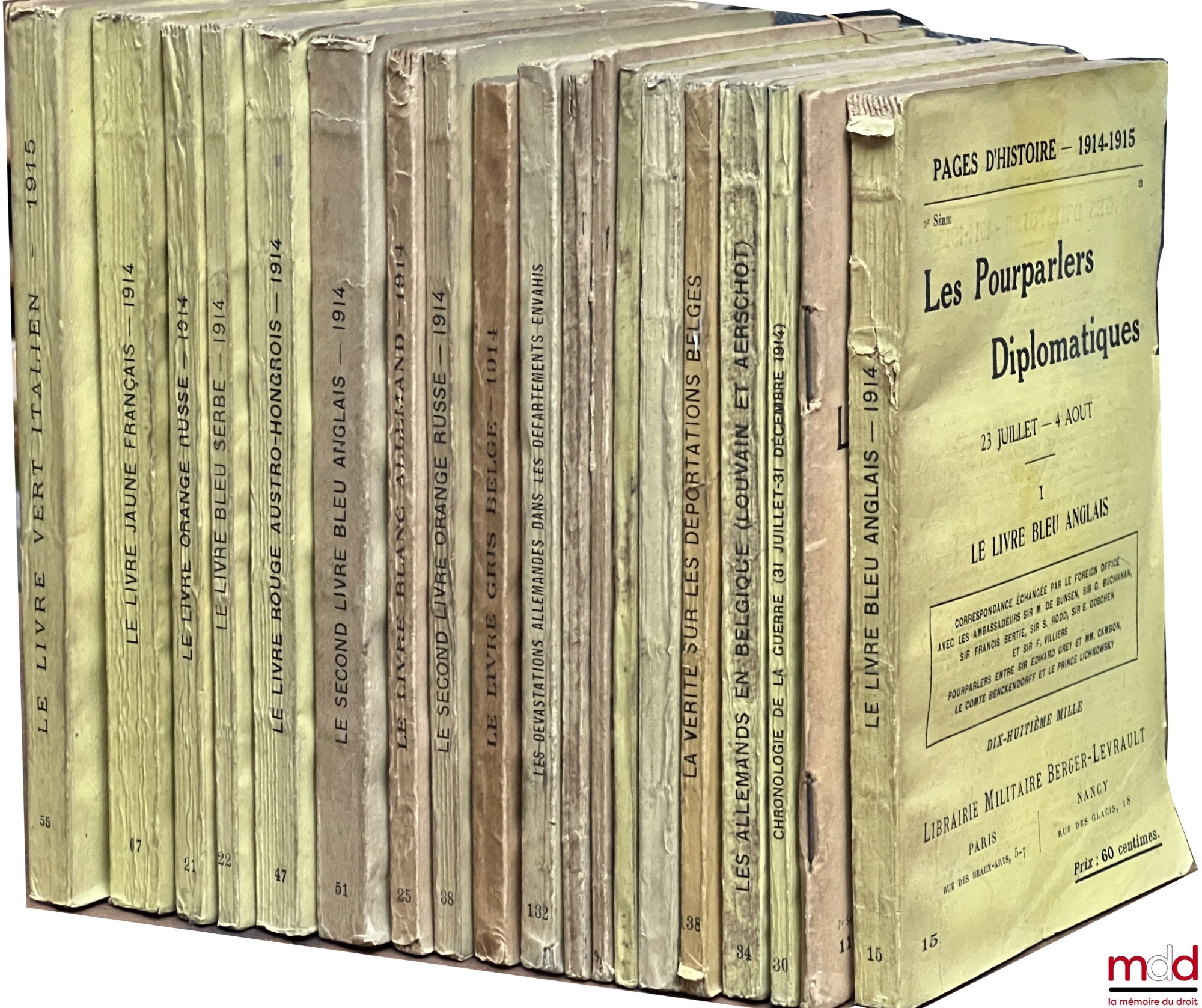 [Périodique - Première Guerre mondiale] – PAGES D’HISTOIRE 1914-1915 (19 fasc. au total)