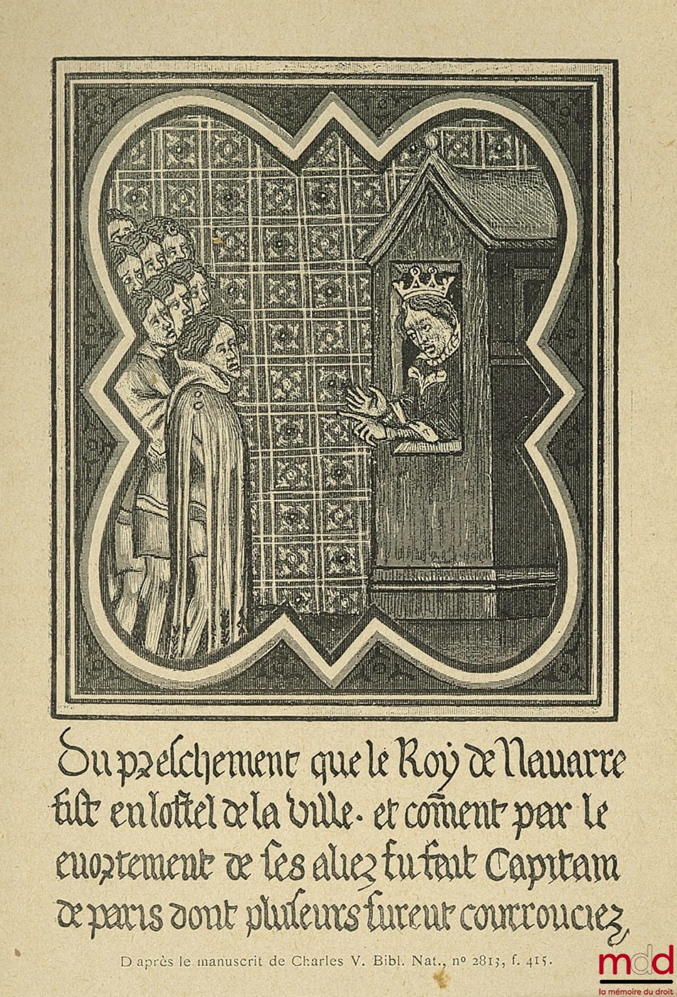 TESSIER (Jules) – ÉTIENNE MARCEL, 5th ed., illustrations by F. Massé after manuscripts in the National Library, Picard collection, National Education Library