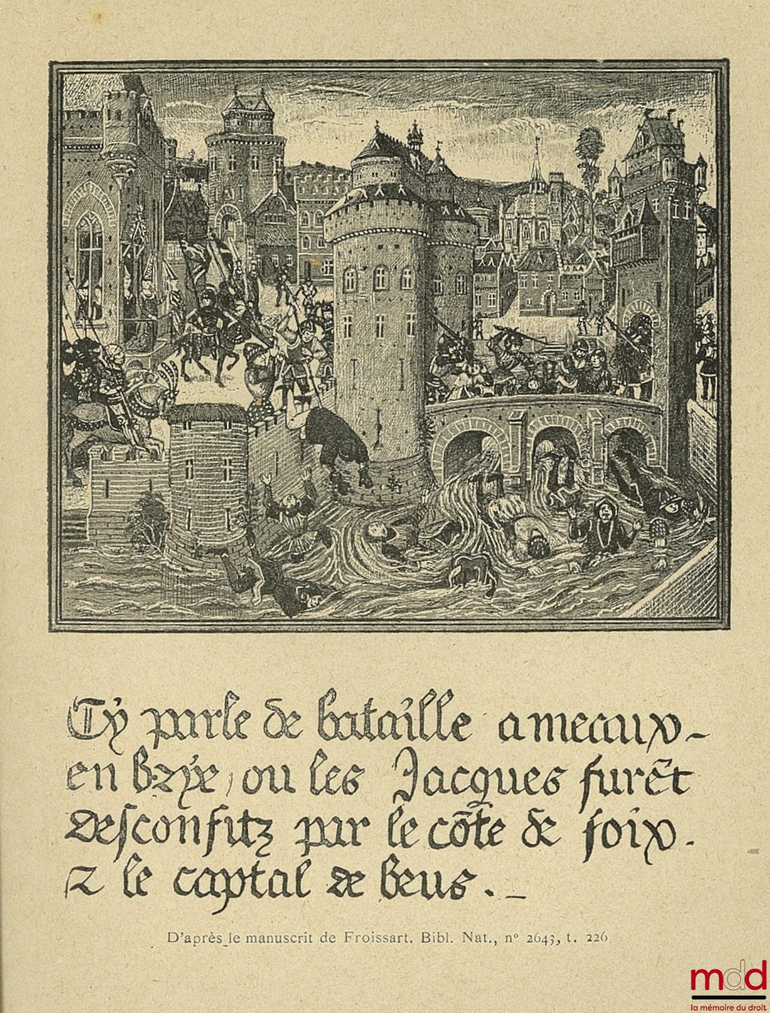 TESSIER (Jules) – ÉTIENNE MARCEL, 5th ed., illustrations by F. Massé after manuscripts in the National Library, Picard collection, National Education Library