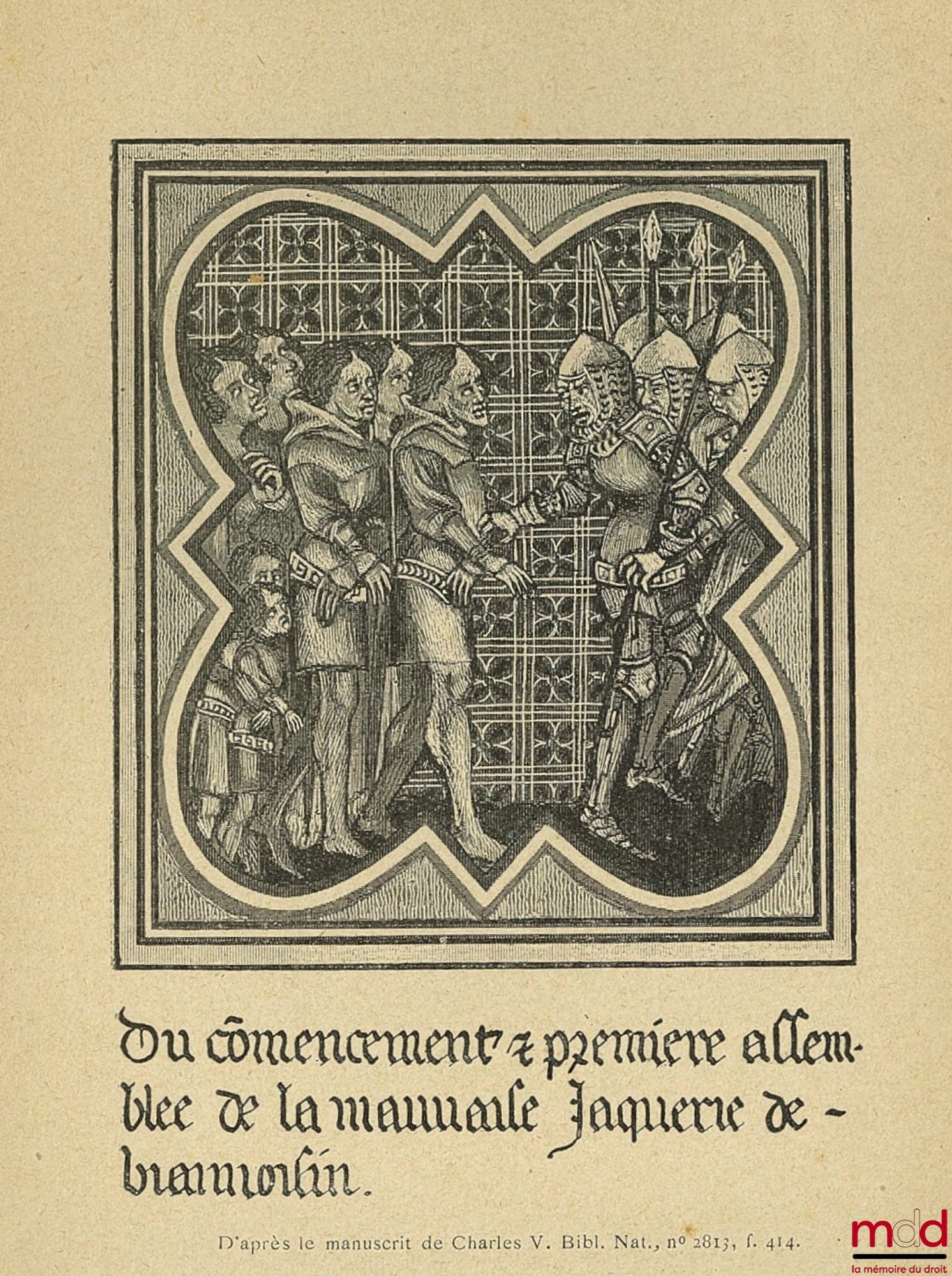 TESSIER (Jules) – ÉTIENNE MARCEL, 5th ed., illustrations by F. Massé after manuscripts in the National Library, Picard collection, National Education Library