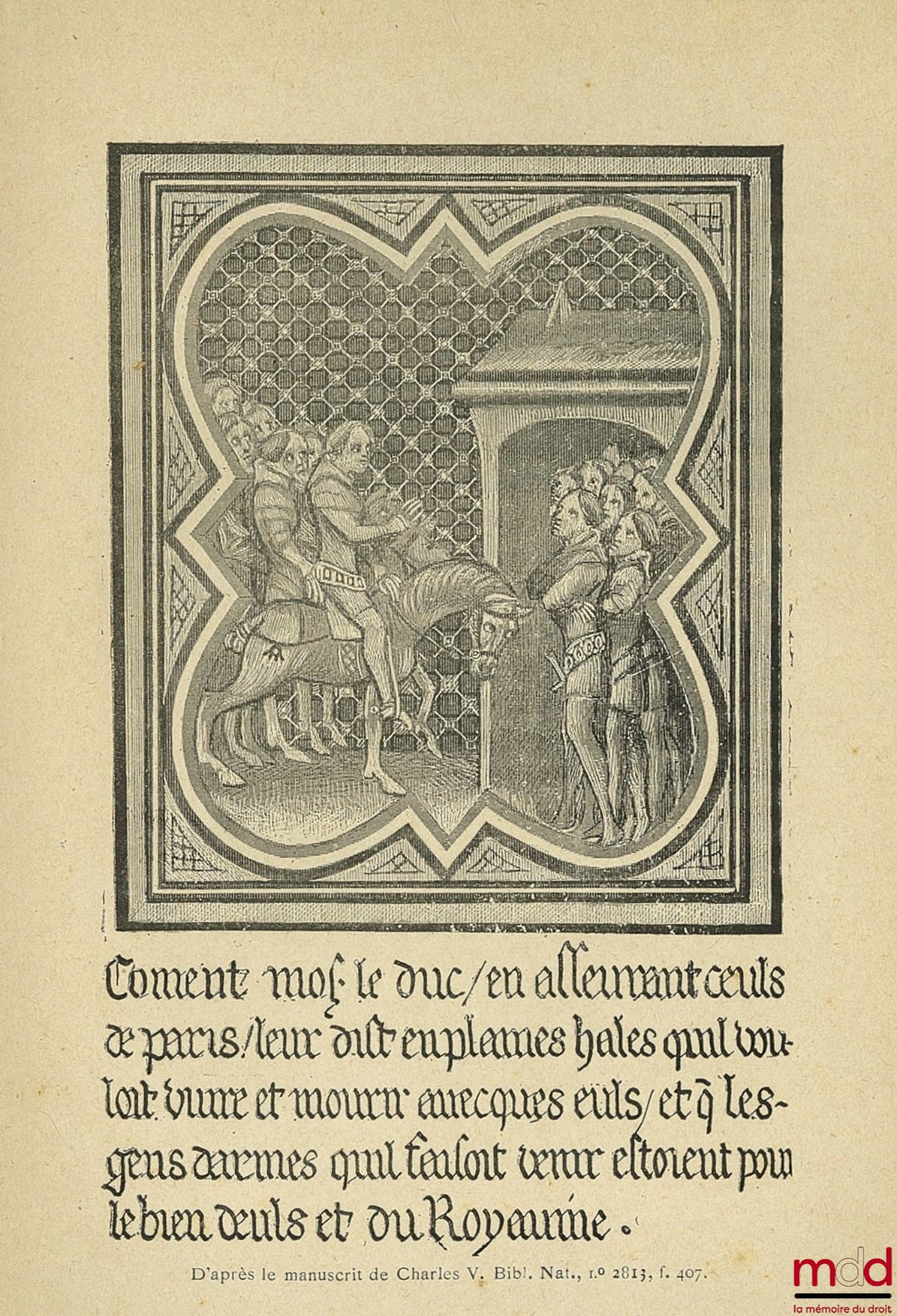 TESSIER (Jules) – ÉTIENNE MARCEL, 5th ed., illustrations by F. Massé after manuscripts in the National Library, Picard collection, National Education Library