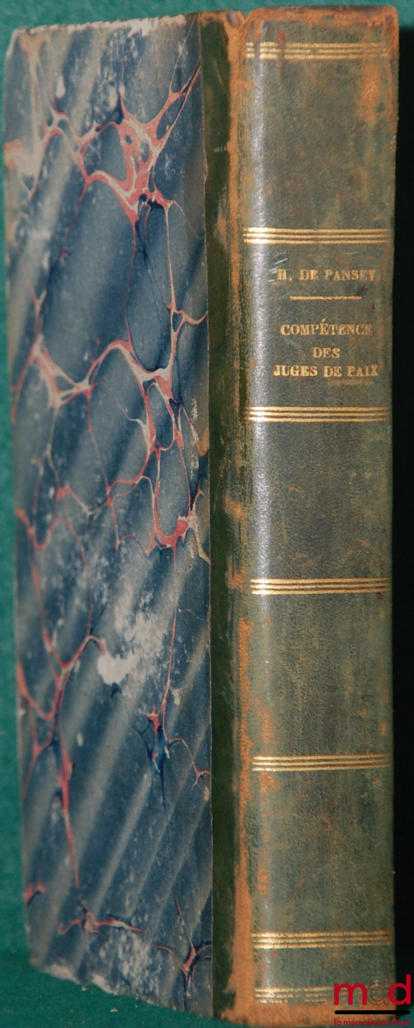 HENRION de PANSEY (Pierre Paul Nicolas) – DE LA COMPÉTENCE DES JUGES DE PAIX, 8e éd.