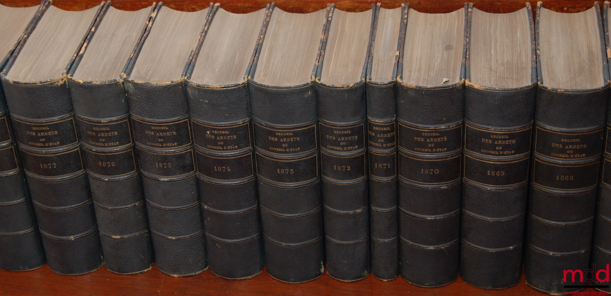 [Recueil Lebon - Conseil d’État] – RECUEIL DES ARRÊTS DU CONSEIL, ou Ordonnances royales rendues en Conseil d’État sur toutes les matières du contentieux de l’Administration... (titre modifié en 1989) RECUEIL DES ARRÊTS DU CONSEIL D’ÉTAT, statuant au cont