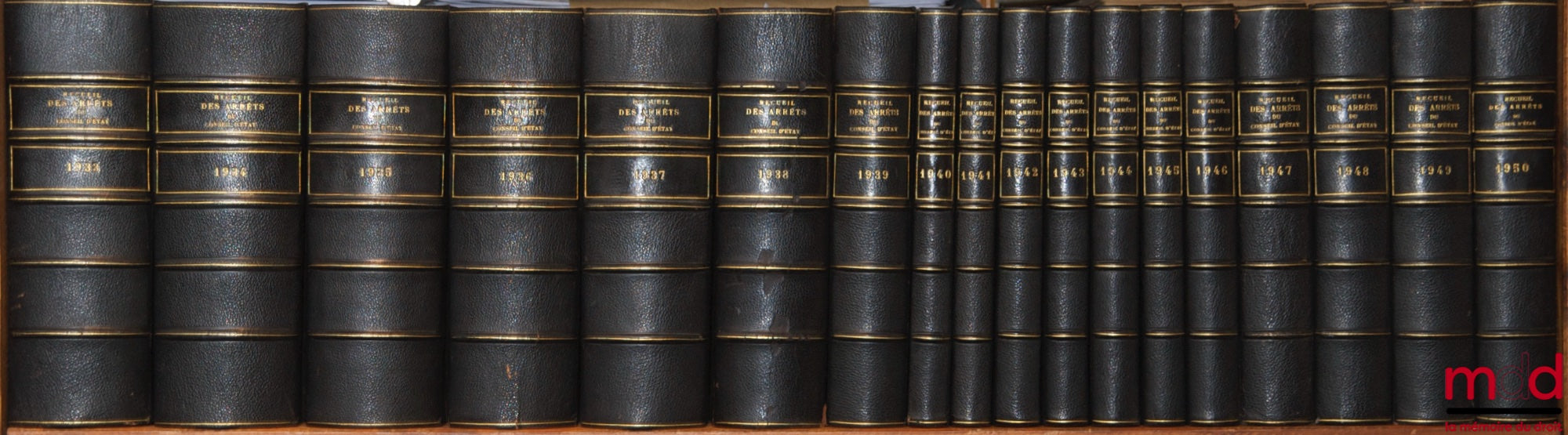 [Recueil Lebon - Conseil d’État] – RECUEIL DES ARRÊTS DU CONSEIL, ou Ordonnances royales rendues en Conseil d’État sur toutes les matières du contentieux de l’Administration... (titre modifié en 1989) RECUEIL DES ARRÊTS DU CONSEIL D’ÉTAT, statuant au cont