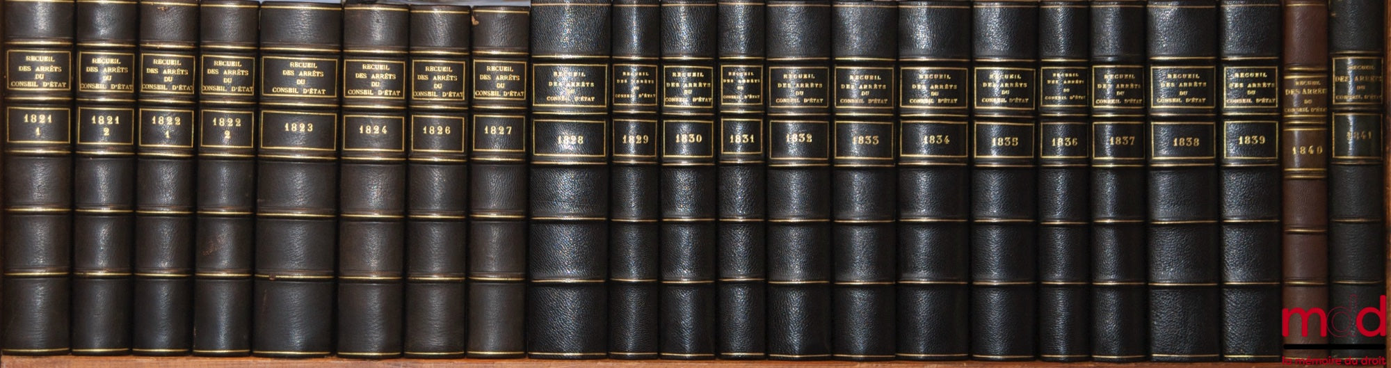 [Recueil Lebon - Conseil d’État] – RECUEIL DES ARRÊTS DU CONSEIL, ou Ordonnances royales rendues en Conseil d’État sur toutes les matières du contentieux de l’Administration... (titre modifié en 1989) RECUEIL DES ARRÊTS DU CONSEIL D’ÉTAT, statuant au cont