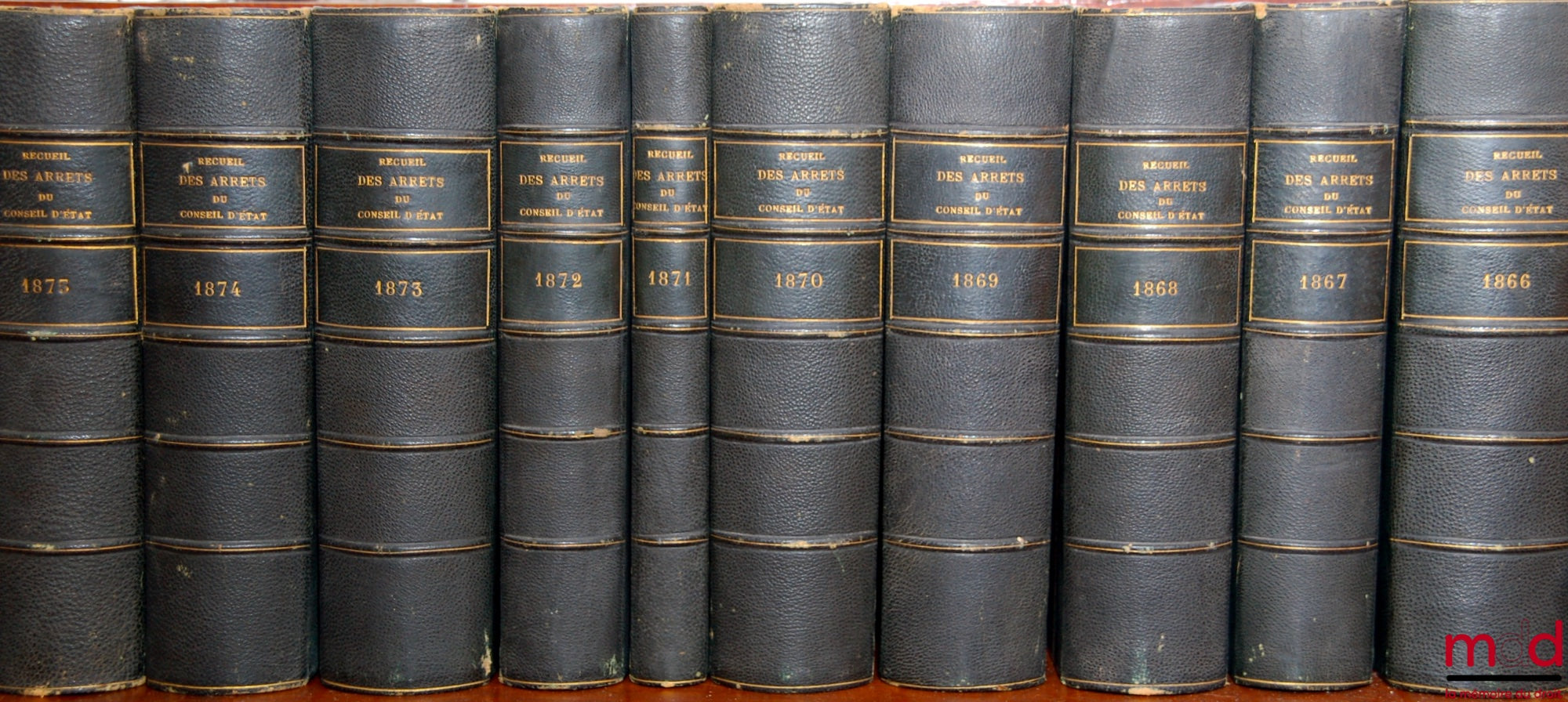 [Recueil Lebon - Conseil d’État] – RECUEIL DES ARRÊTS DU CONSEIL, ou Ordonnances royales rendues en Conseil d’État sur toutes les matières du contentieux de l’Administration... (titre modifié en 1989) RECUEIL DES ARRÊTS DU CONSEIL D’ÉTAT, statuant au cont