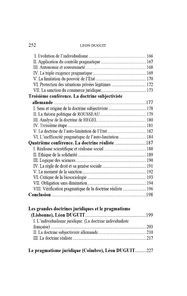 DUGUIT (Léon) – LE PRAGMATISME JURIDIQUE  Conférences prononcées à Madrid, Lisbonne & Coïmbre (1923)   Présentation et traduction (Conférence de Madrid) par Simon GILBERT