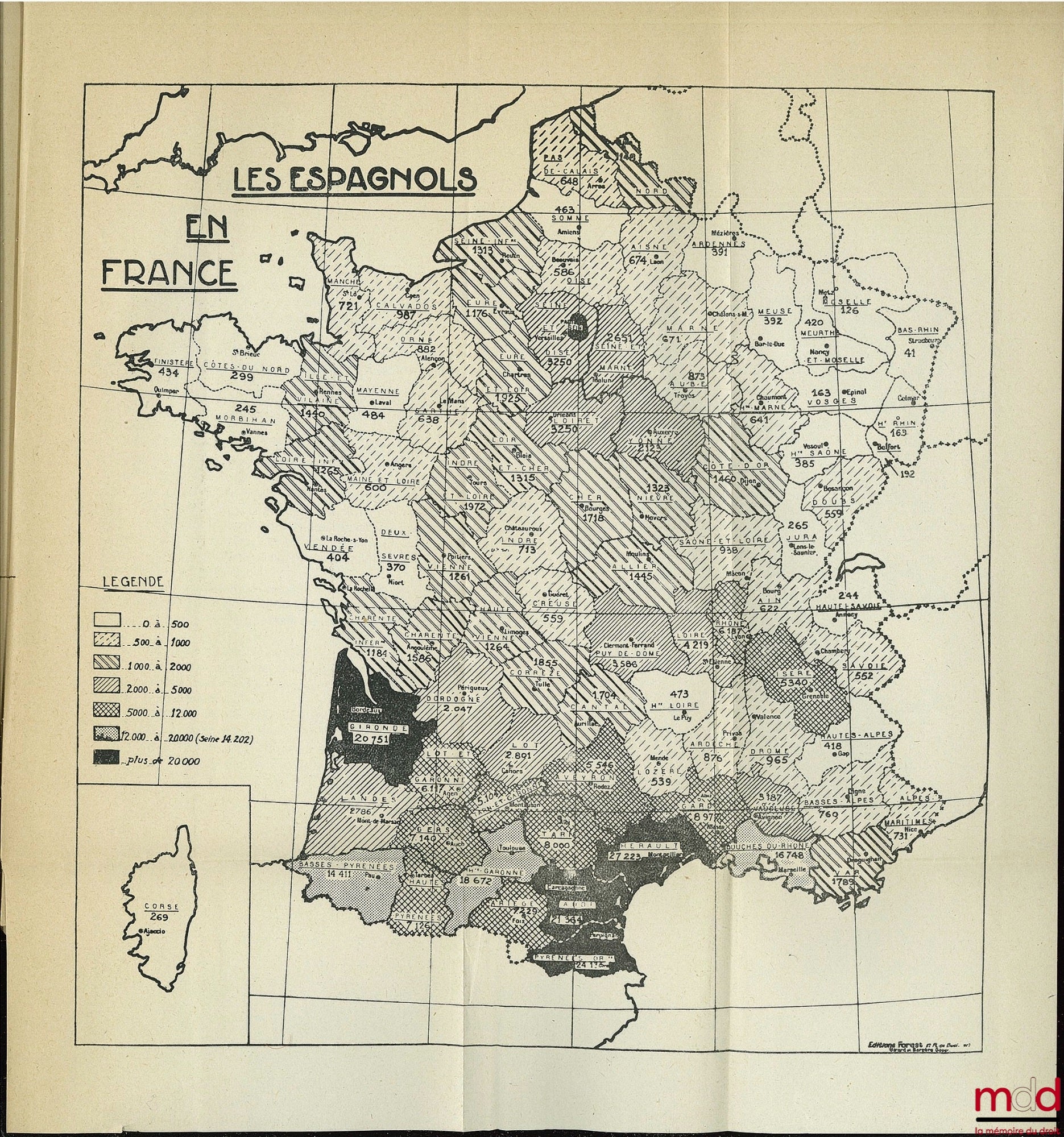 MARABUTO (Paul) – LES PARTIS POLITIQUES ET LES MOUVEMENTS SOCIAUX SOUS LA IVe RÉPUBLIQUE, Historique - Organisation - Doctrine - Activité (tableaux, graphiques et cartes en hors-texte)