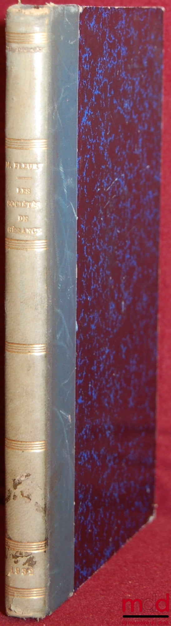 FLEURY (Maurice) – LES SOCIÉTÉS DE GÉRANCE