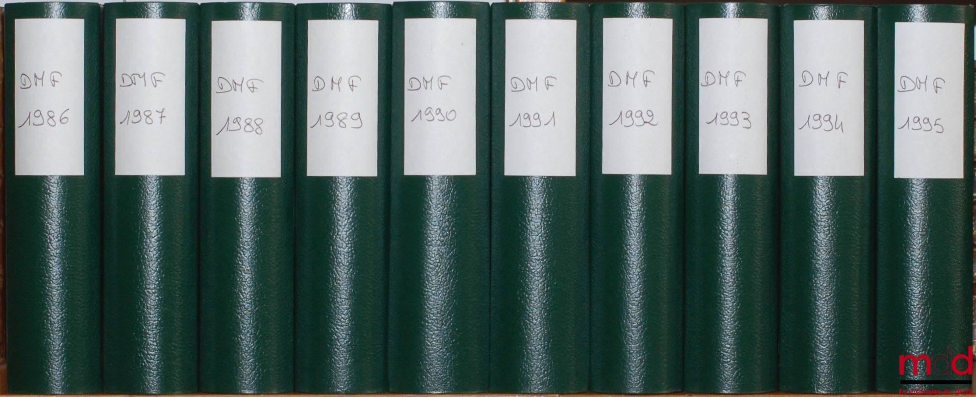 [DMF] – LE DROIT MARITIME FRANÇAIS, de 1976 à 2002 [mq. 1984]