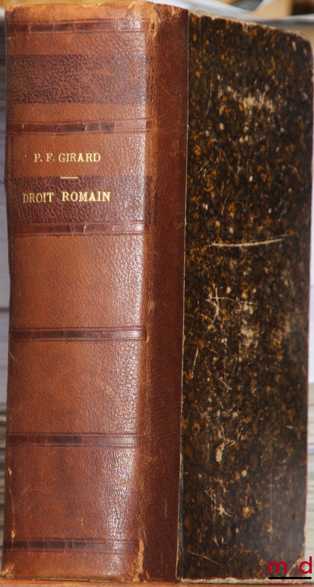 GIRARD (Paul Frédéric) – ELEMENTARY MANUAL OF ROMAN LAW, 3rd revised and enlarged edition