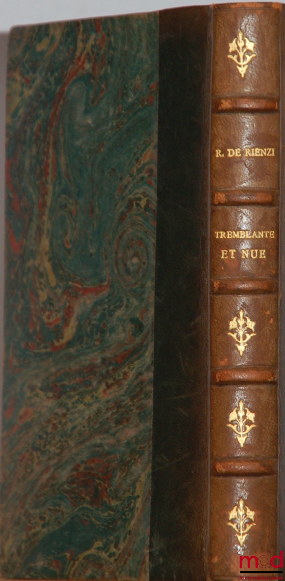 RIENZI (Raymond de) – TREMBLANTE ET NUE, Roman criminel