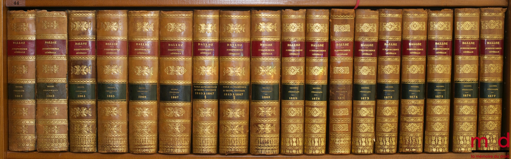 [Recueil Dalloz] – JURISPRUDENCE GÉNÉRALE. RECUEIL PÉRIODIQUE ET CRITIQUE DE JURISPRUDENCE, DE LÉGISLATION ET DE DOCTRINE EN MATIÈRE CIVILE, COMMERCIALE, CRIMINELLE, ADMINISTRATIVE ET DE DROIT PUBLIC, Recueil hebdomadaire, de 1845 [tête de collection] à 1