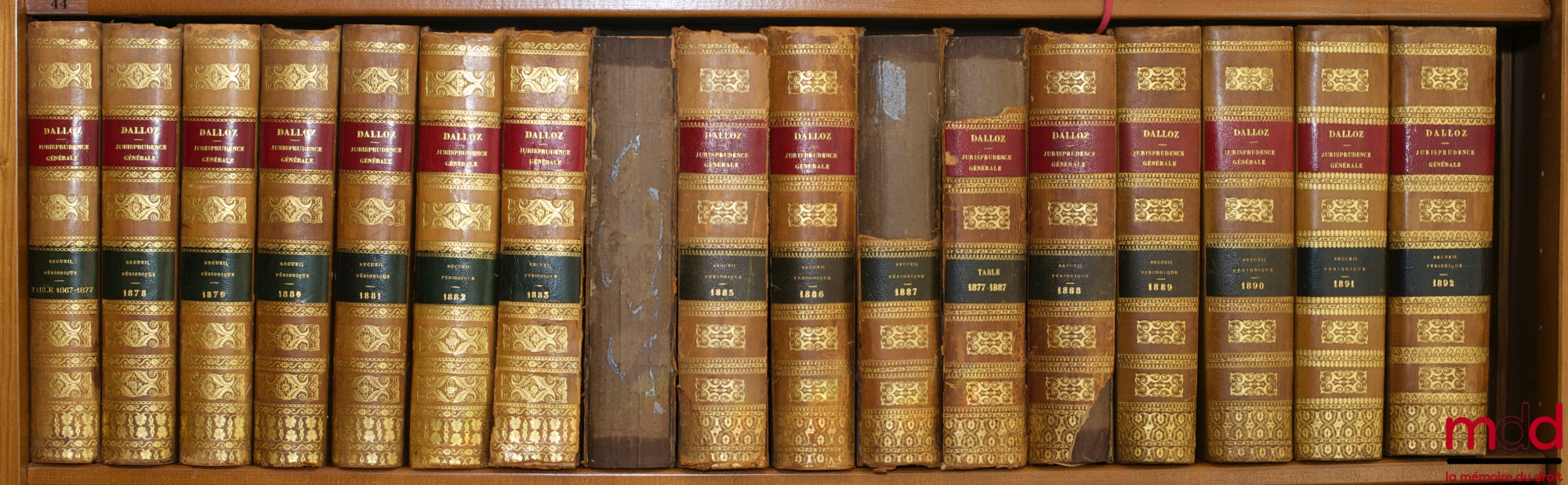 [Recueil Dalloz] – JURISPRUDENCE GÉNÉRALE. RECUEIL PÉRIODIQUE ET CRITIQUE DE JURISPRUDENCE, DE LÉGISLATION ET DE DOCTRINE EN MATIÈRE CIVILE, COMMERCIALE, CRIMINELLE, ADMINISTRATIVE ET DE DROIT PUBLIC, Recueil hebdomadaire, de 1845 [tête de collection] à 1