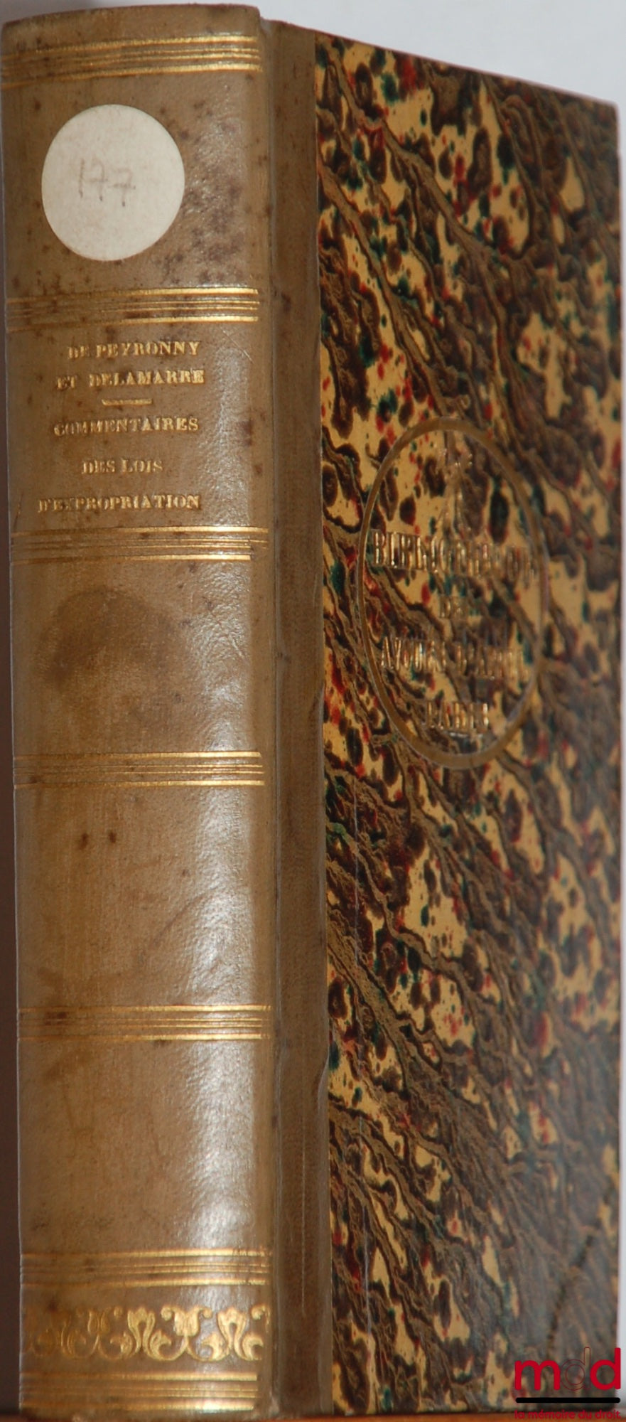PEYRONNY (Jean-Charles de) et DELAMARRE – COMMENTAIRE THÉORIQUE ET PRATIQUE DES LOIS D’EXPROPRIATION POUR CAUSE D’UTILITÉ PUBLIQUE