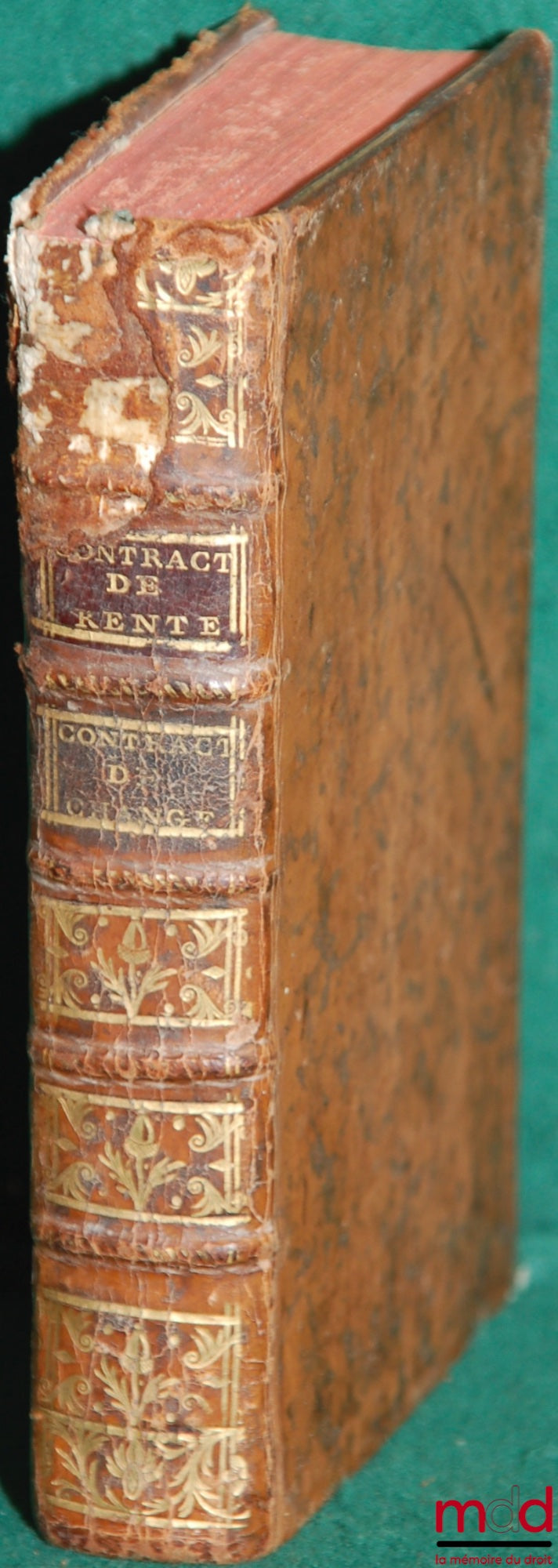 [POTHIER (Robert-Joseph)] – TRAITÉ DU CONTRAT DE CONSTITUTION DE RENTE par l’auteur du traité des obligations ET TRAITÉ DU CONTRAT DE CHANGE, DE LA NÉGOCIATION qui se fait par la Lettre de Change ; des Billets de Change, & autres Billets de Commerce
