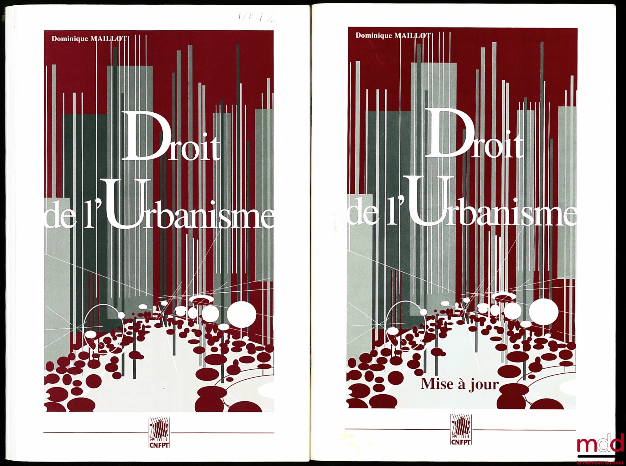 MAILLOT (Dominique) – DROIT DE L’URBANISME, préparation aux concours, attaché territorial, ingénieur subdivisionnaire ; Mise à jour 1er septembre 1993