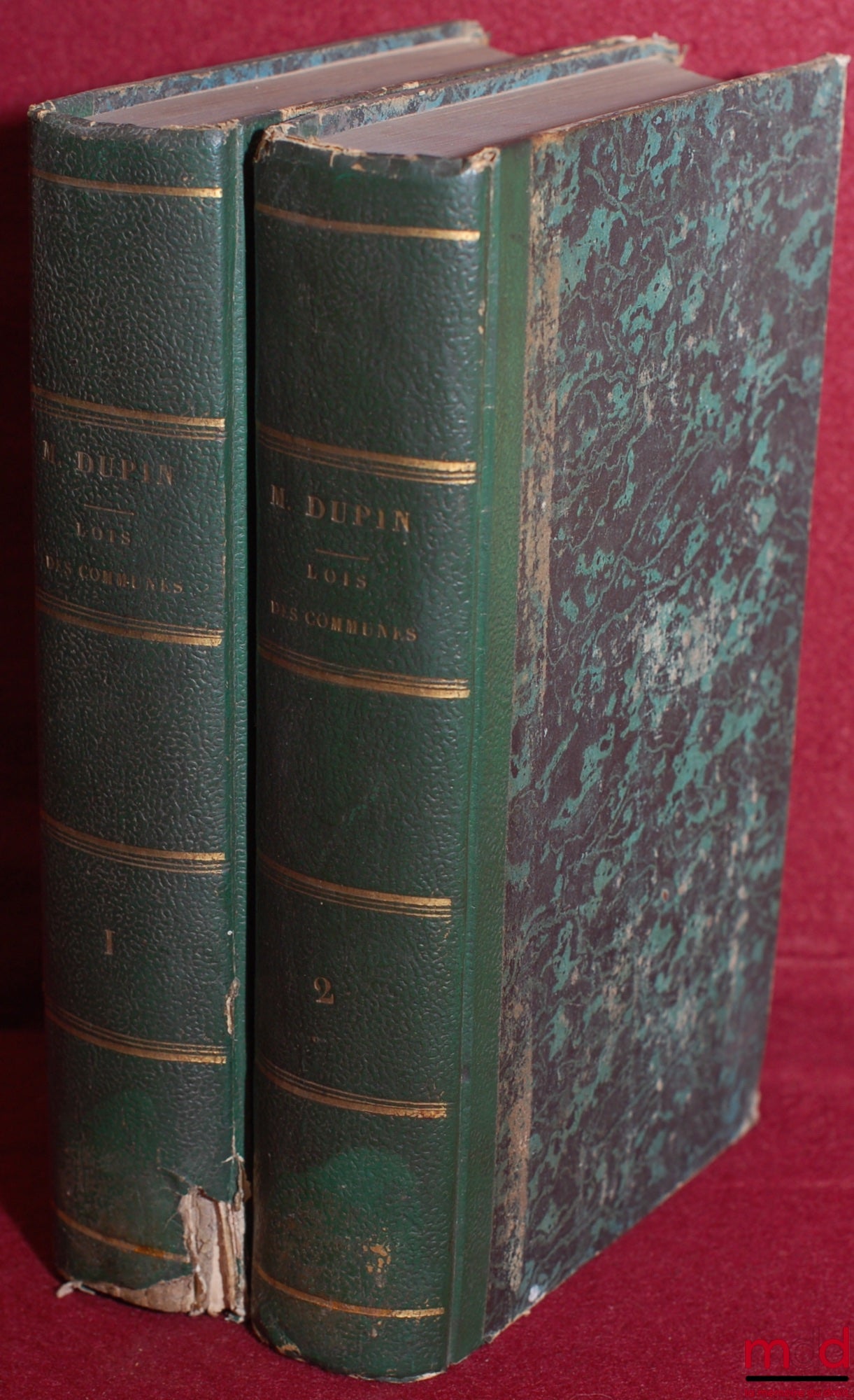 [Bulletin des lois], DUPIN (André Marie Jean Jacques) – LOIS DES COMMUNES, EXTRAITES DE LA COLLECTION IN-4° DITE DU LOUVRE, ET DU BULLETIN DES LOIS ; RECUEIL composé pour la commodité des Fonctionnaires publics et des Citoyens, suivant le plan tracé par l