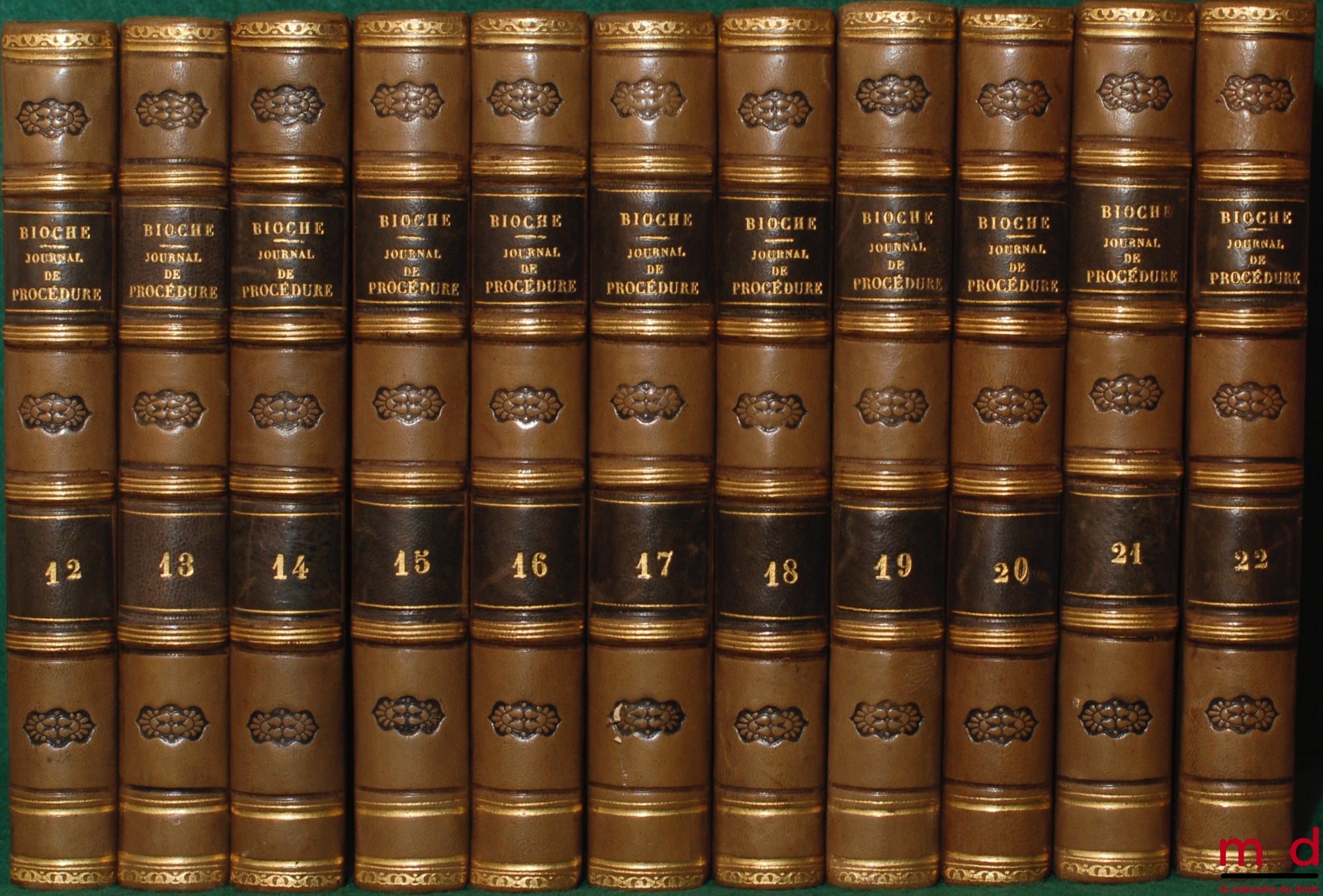 BIOCHE (Charles, Jules, Armand) et alii – JOURNAL DE PROCÉDURE CIVILE ET COMMERCIALE, Recueil mensuel de législation, de jurisprudence et de doctrine. Spécialement destiné à MM. les avoués, agréés, juges de paix, greffiers, huissiers, etc. par M. Bioche e
