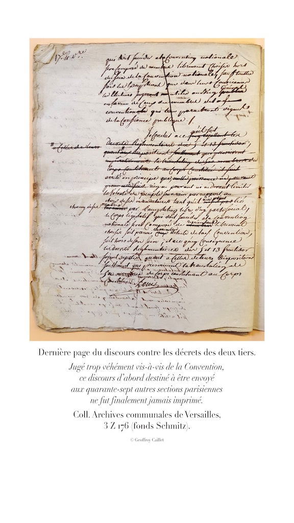 LOUIS (Jean-Baptiste) – MÉMOIRES D’UN AVOCAT AU COEUR DES RÉVOLUTIONS  1789 - 1830   Édition établie et annotée par Geoffroy Caillet, Rédacteur en chef du Figaro histoire   Présentation par Yves Ozanam, Archiviste de l’ordre des avocats au barreau de Pari