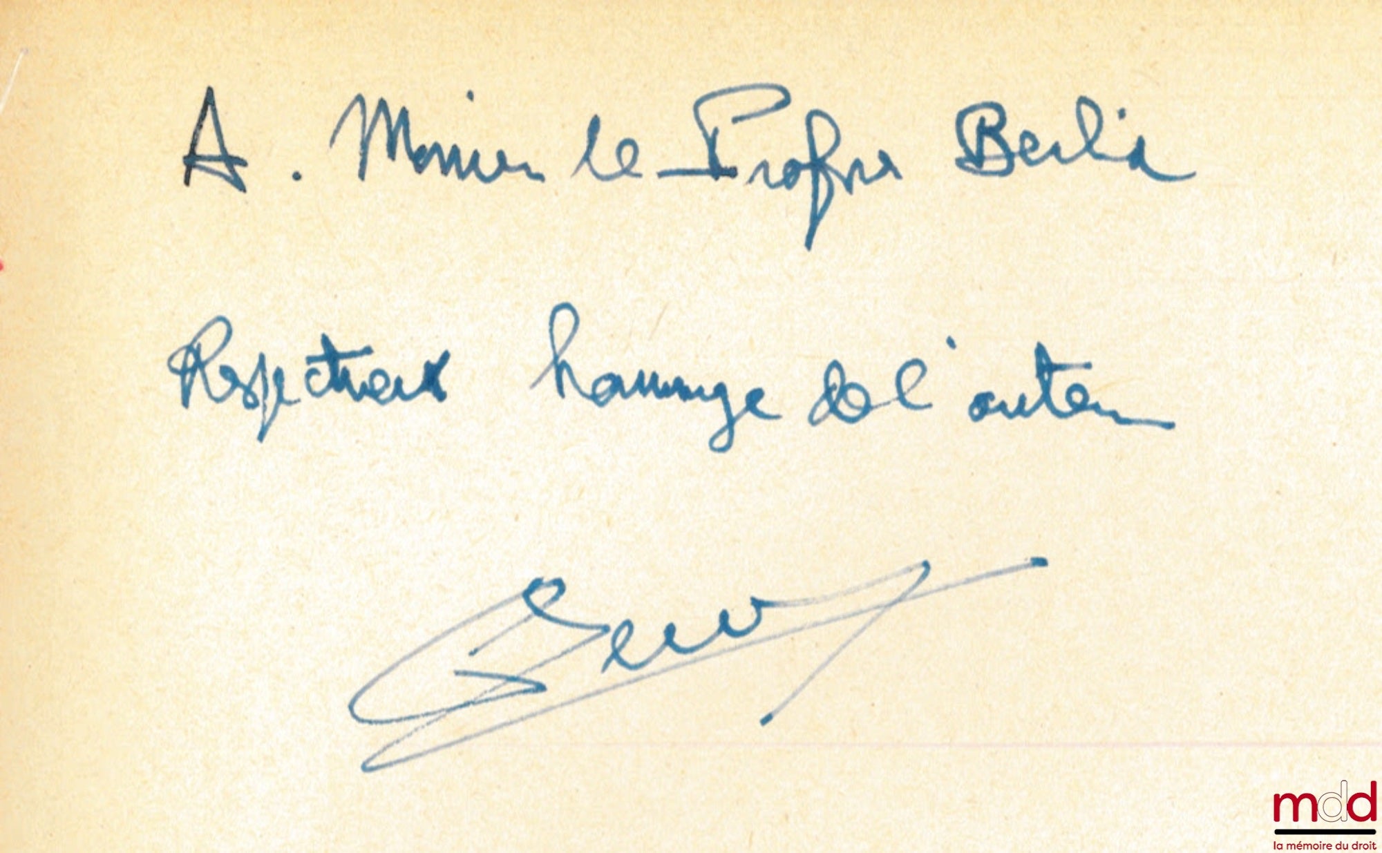 DESMOTTES (Pierre) – DE LA RESPONSABILITÉ PÉNALE DES MINISTRES EN RÉGIME PARLEMENTAIRE FRANÇAIS, Préface de René de Lacharrière, Bibl. Constitutionnelle et de Sc. Politique, t. XXIII