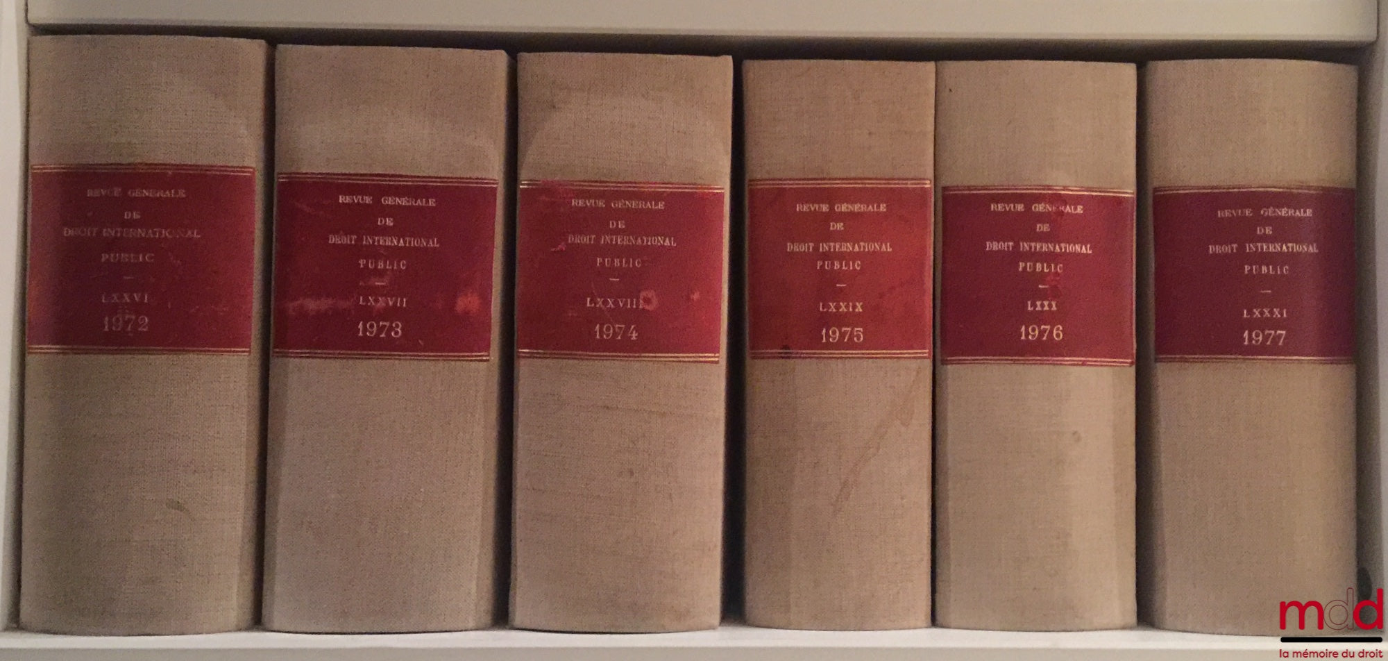[RGDIP] – REVUE GÉNÉRALE DE DROIT INTERNATIONALE PUBLIC, Revue fondée en 1894 par MM. Pillet, Fauchille et Pédone, de 1959 à 2014 [strictement complète]