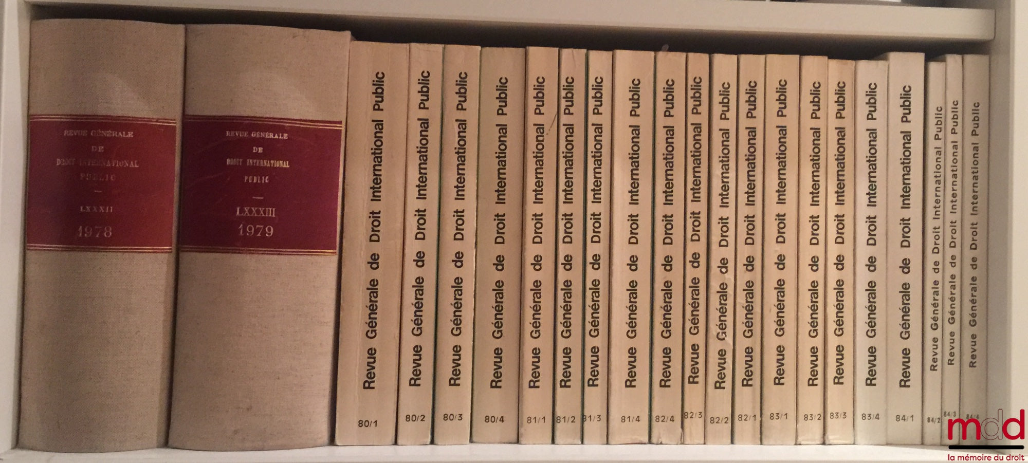 [RGDIP] – REVUE GÉNÉRALE DE DROIT INTERNATIONALE PUBLIC, Revue fondée en 1894 par MM. Pillet, Fauchille et Pédone, de 1959 à 2014 [strictement complète]