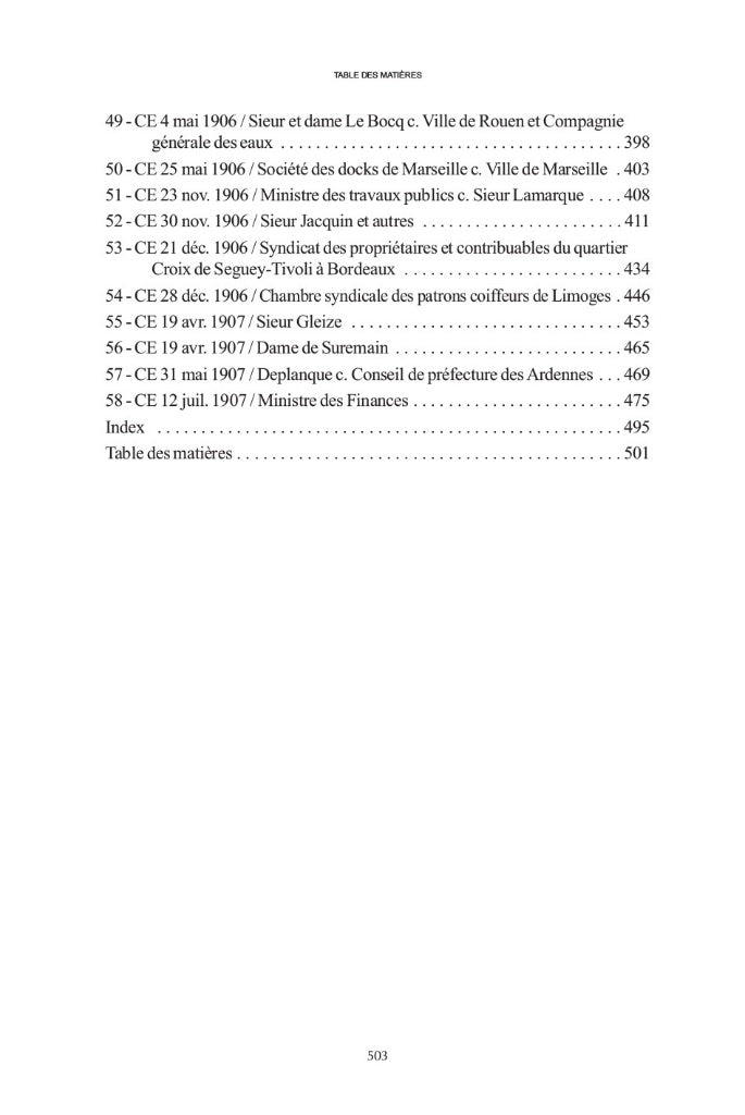 ROLIN (Frédéric) – CONCLUSIONS prononcées par JEAN ROMIEU  devant le Conseil d’État et le Tribunal des conflits (1889-1907)  annotées et indexées  ﻿Précédées par un ESSAI SUR LA THÉORIE GÉNÉRALE DU DROIT ADMINISTRATIF DE JEAN ROMIEU par Frédéric ROLIN   A