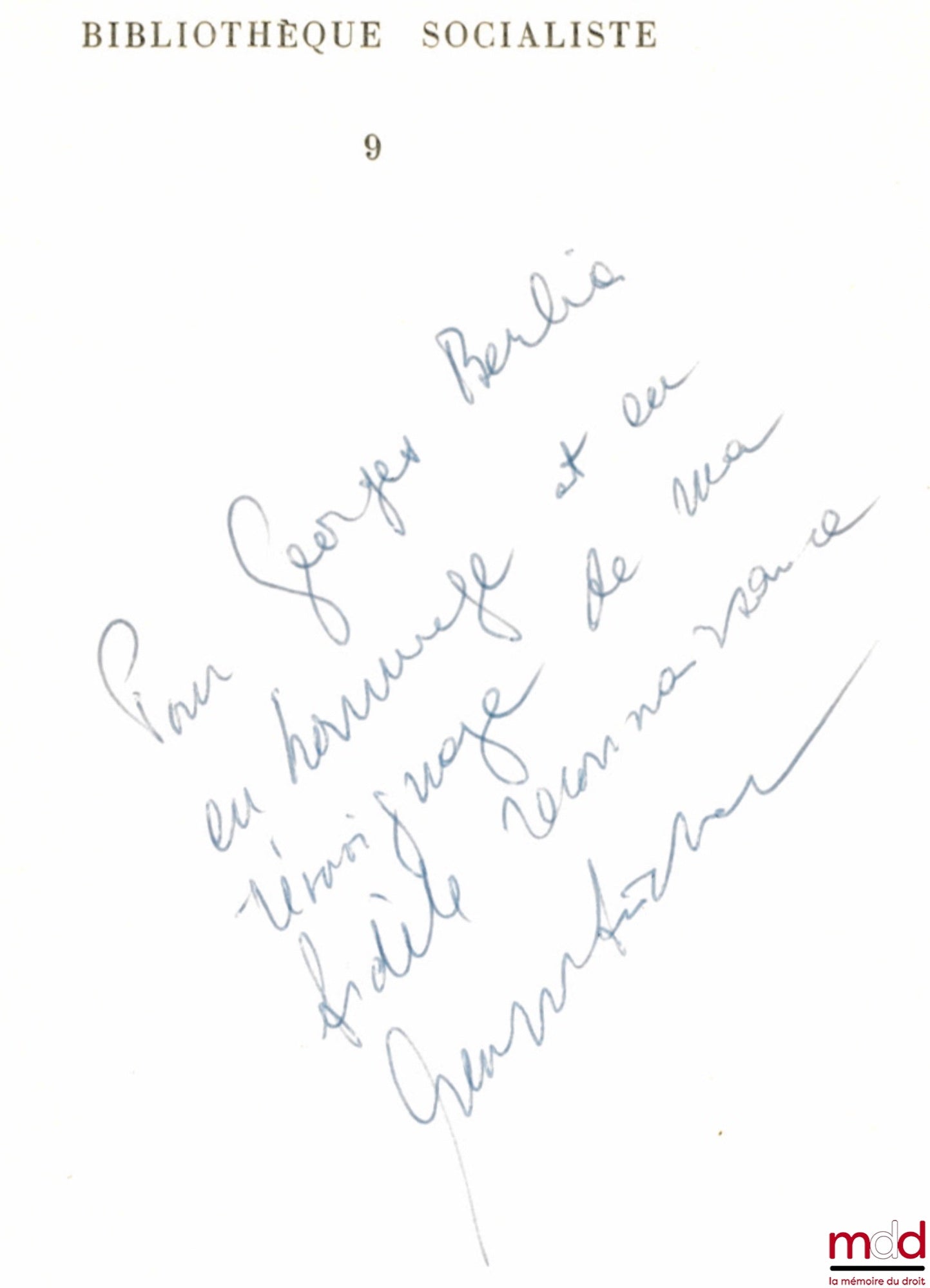 FISCHER (Georges) – LE PARTI TRAVAILLISTE ET LE DÉCOLONISATION DE L’INDE, Bibl. Socialiste, n° 9