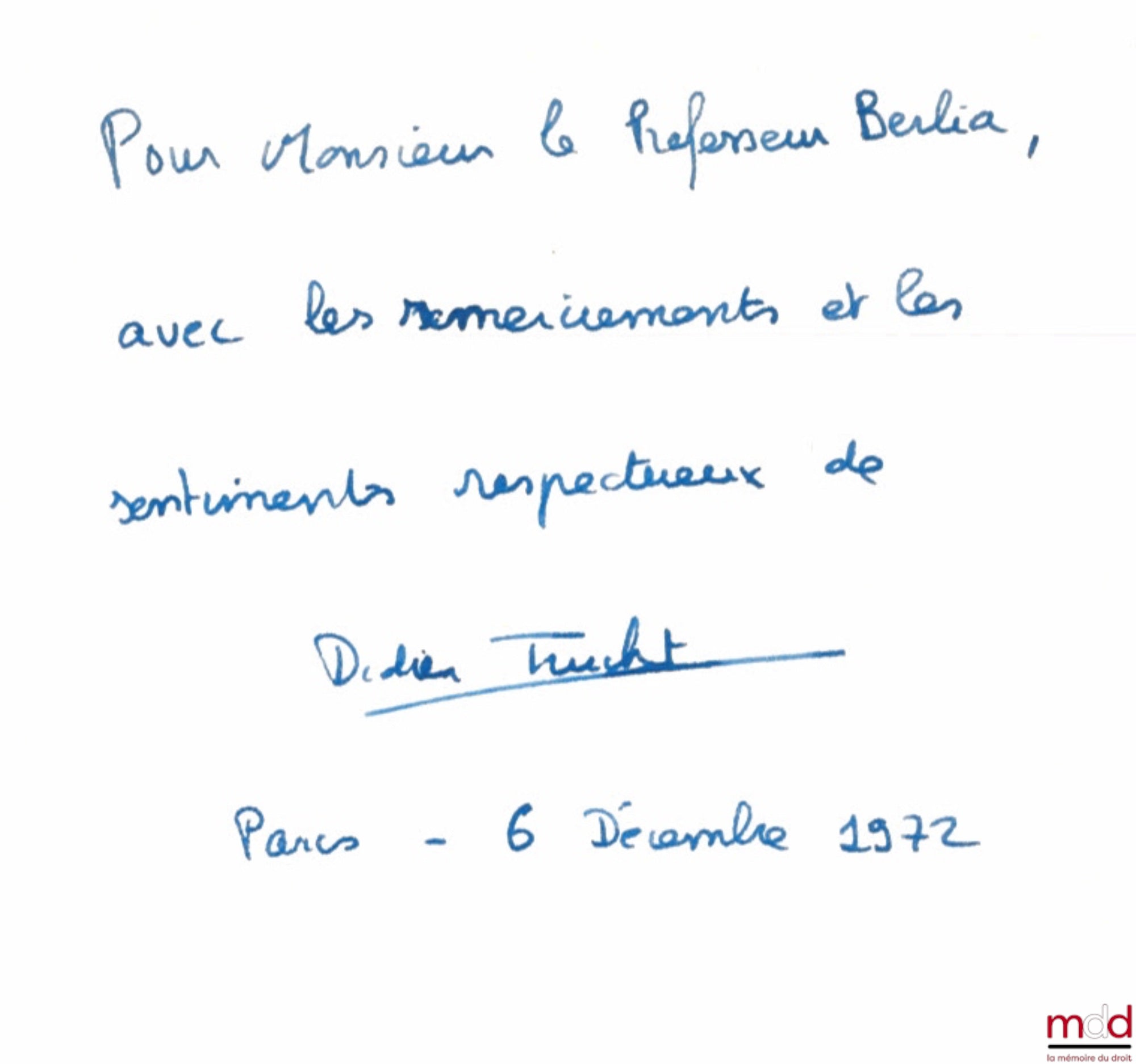 TRUCHET (Didier) – LE PROJET DE FORCE DE FRAPPE MULTILATÉRALE, Préface de Georges Berlia, Travaux et recherches del’Unversité de Droit d’Économie et de Sciences sociales de Paris, série Science politique n° 1