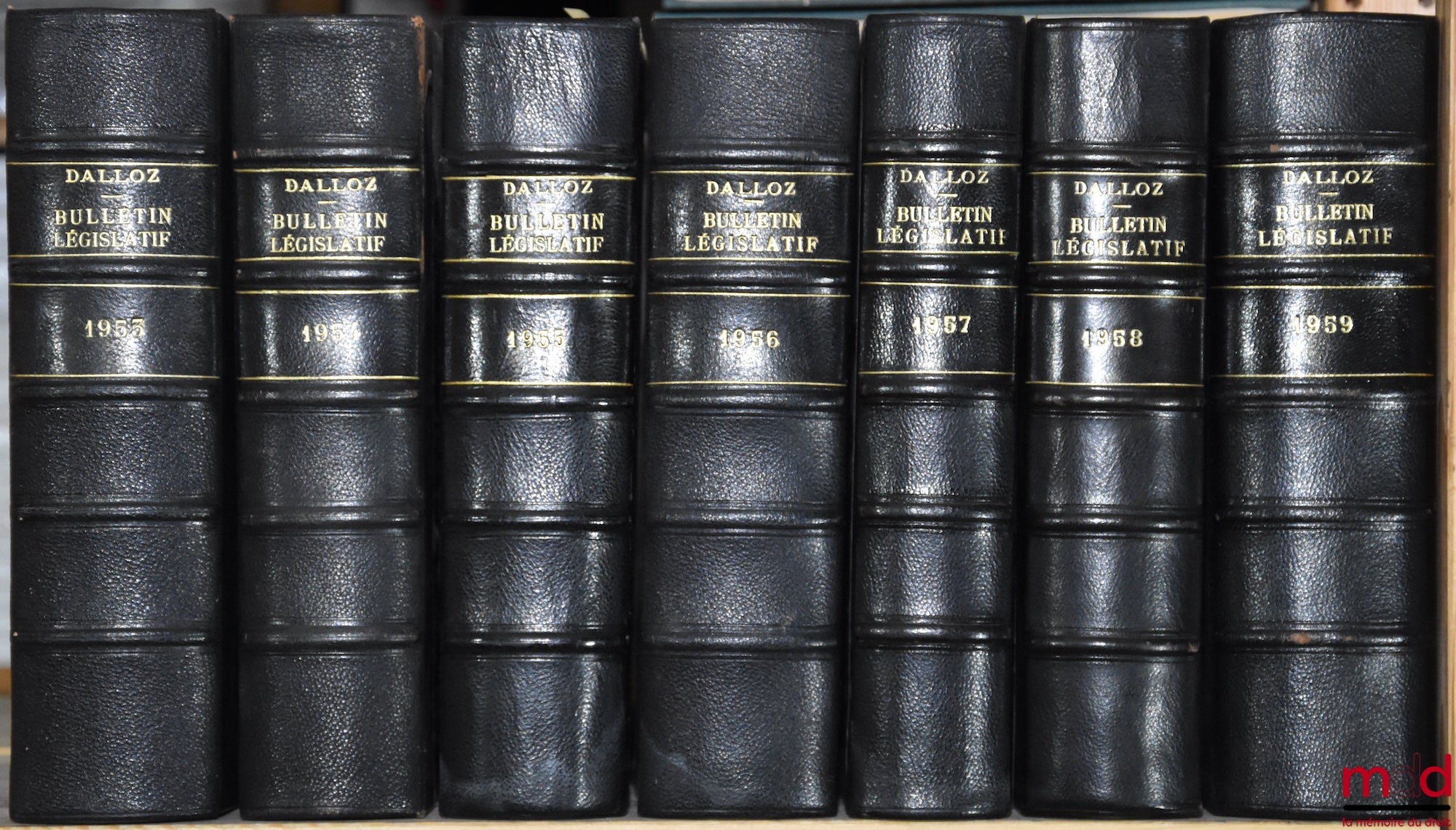 LE BULLETIN LÉGISLATIF DALLOZ, Lois, Décrets, Arrêtés, Circulaires, etc… paraissant deux fois par mois, 1953 à 1968 [complet]