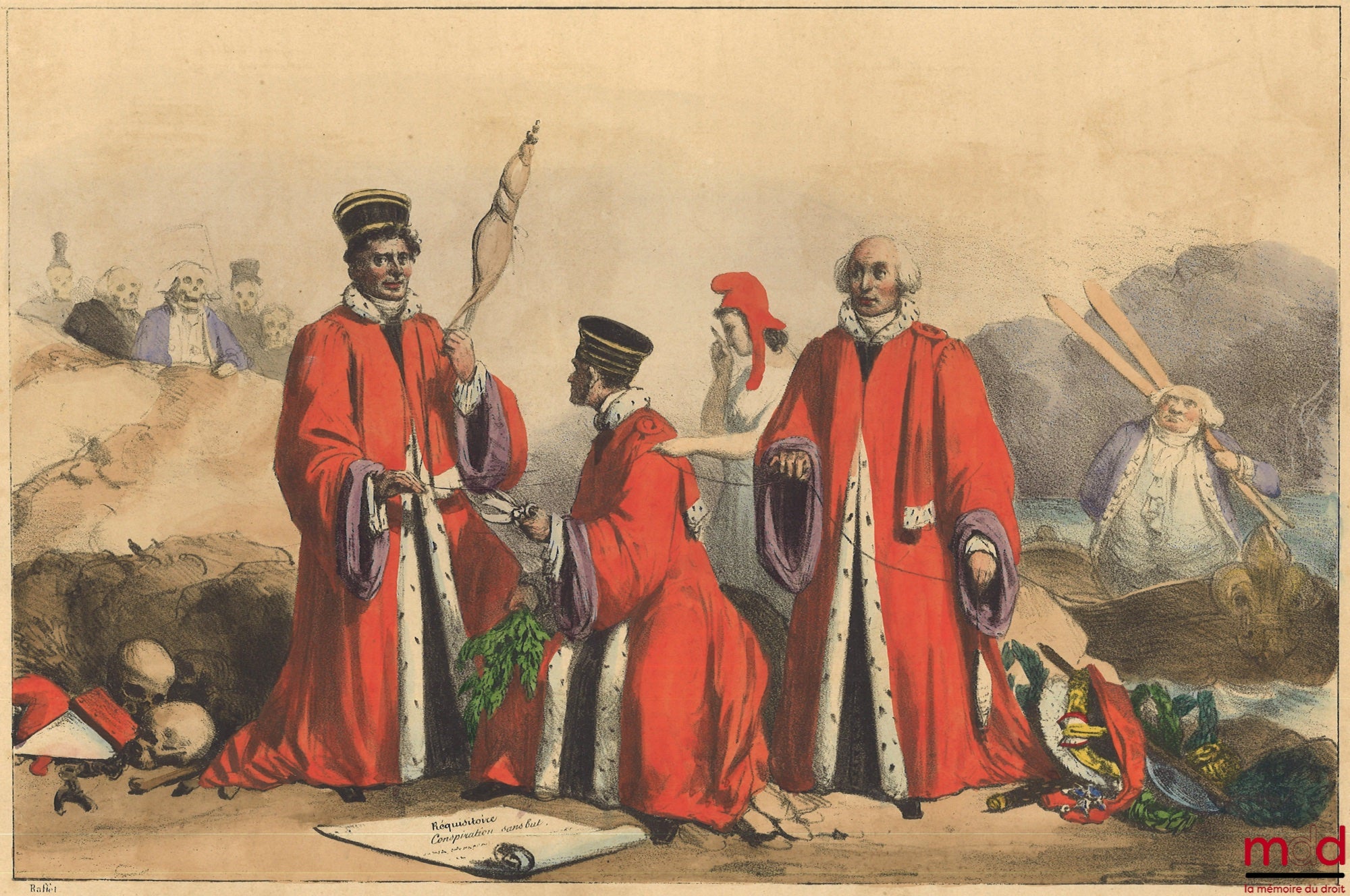 LA CARICATURE (Journal), PARQUET ROYAL