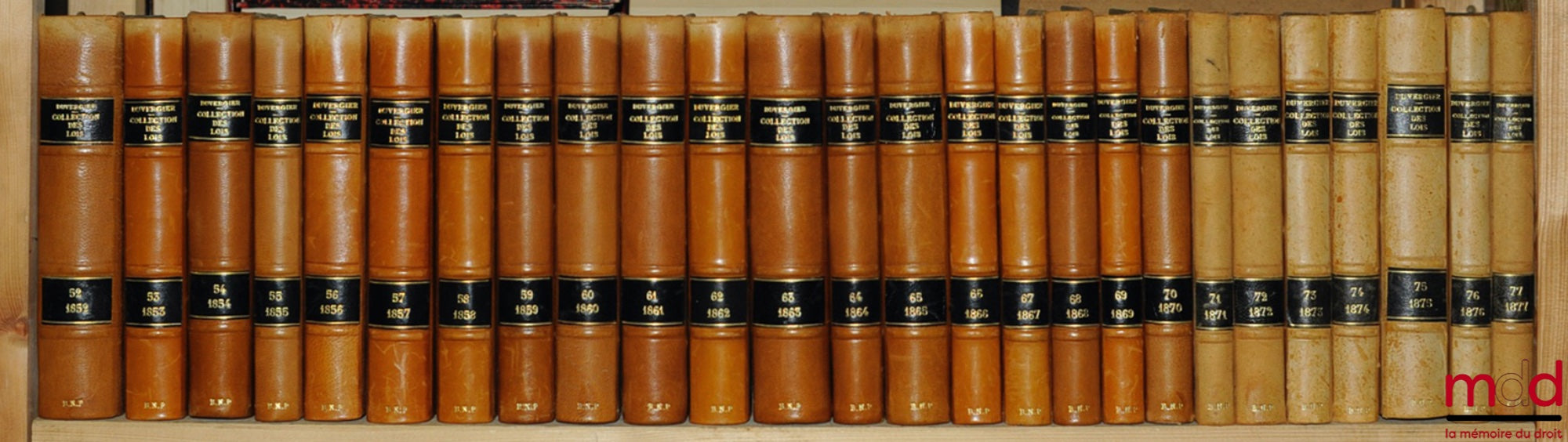 [DUVERGIER (Jean-Baptiste)] – COLLECTION COMPLÈTE DES LOIS, Décrets, Ordonnances, Réglements, AVIS DU CONSEIL-D’ÉTAT, publié sur les éditions officielles du Louvre ; de l’Imprimerie nationale, par Baudouin ; et du Bulletin des Lois ; (De 1788 à 1830 inclu