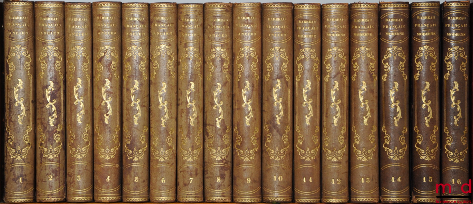 [Panckoucke - Barreau Français] – BARREAU FRANÇAIS. COLLECTION DES CHEFS-D’ŒUVRE DE L’ÉLOQUENCE JUDICIAIRE EN FRANCE, recueillie par MM. CLAIR ET CLAPIER, Ière et IIème Série