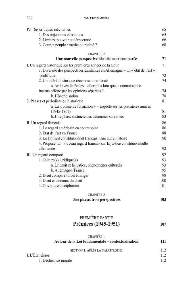 GAILLET (Aurore ) – LA COUR CONSTITUTIONNELLE FÉDÉRALE ALLEMANDE,  Reconstruire une démocratie par le droit (1945-1961)   Préfaces de Dieter GRIMM et Michael STOLLEIS