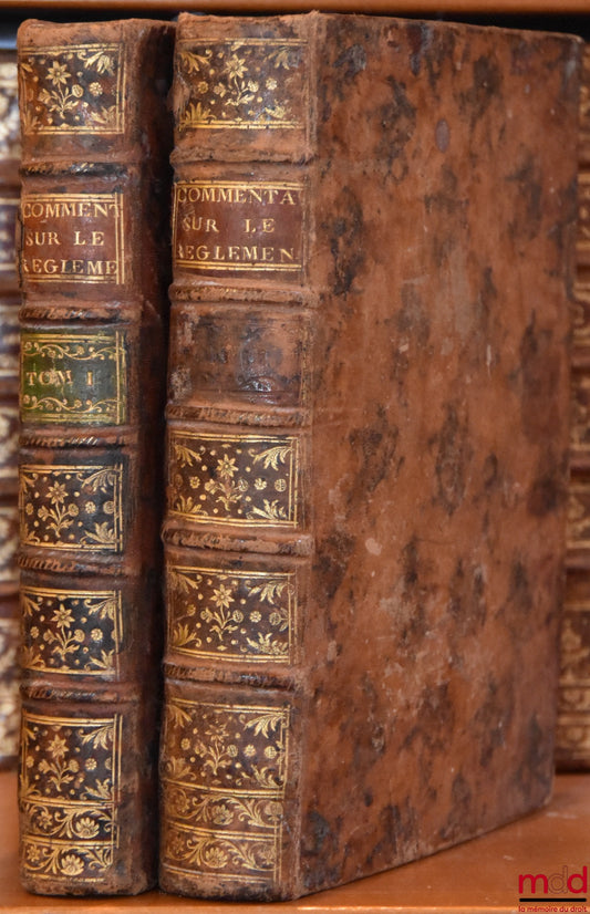 JANETY (Jean-Baptiste) – COMMENTAIRE SUR LE RÈGLEMENT DE LA COUR DE PARLEMENT DE PROVENCE DE 1672 ou Procédure observée en Provence dans les matières civiles, depuis l’Exploit d’Ajournement jusques aux dernières exécutions inclusivement, avec les Formules