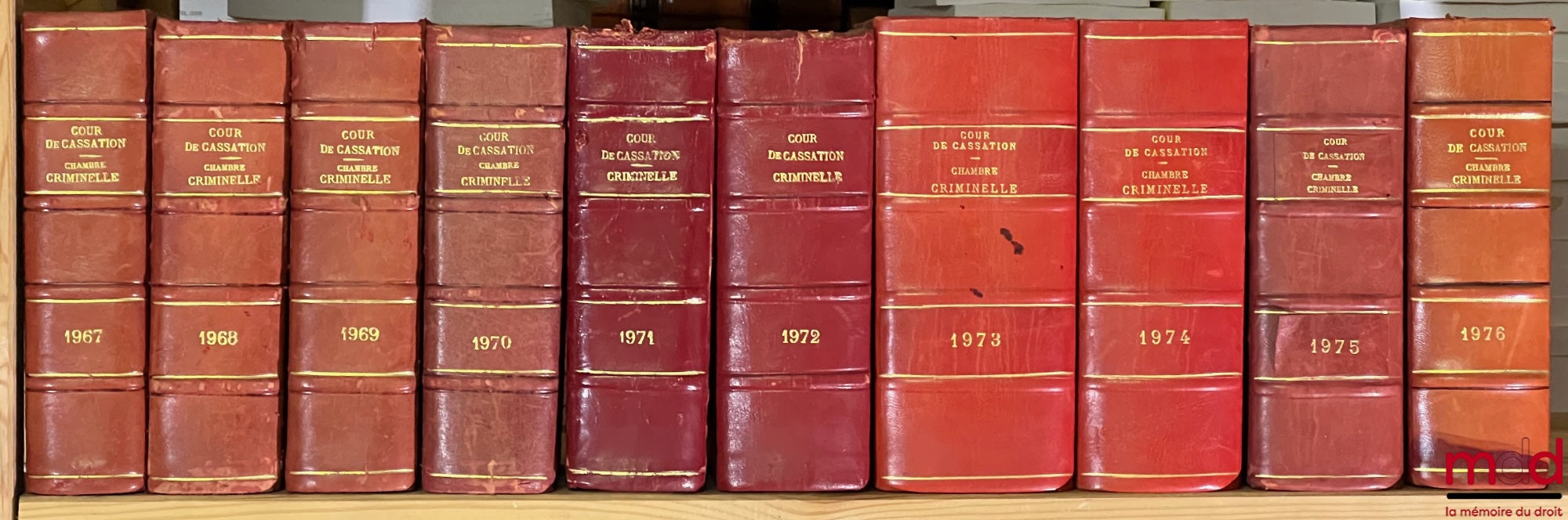 [Bulletin criminel] – BULLETIN DES ARRÊTS DE LA COUR DE CASSATION, Chambre criminelle, de 1955 à 1991 ; TABLE ANALYTIQUE VICENNALE 1930-1949 (1 vol.) ; TABLE DÉCENNALES (1950-1959) (2 vol.)