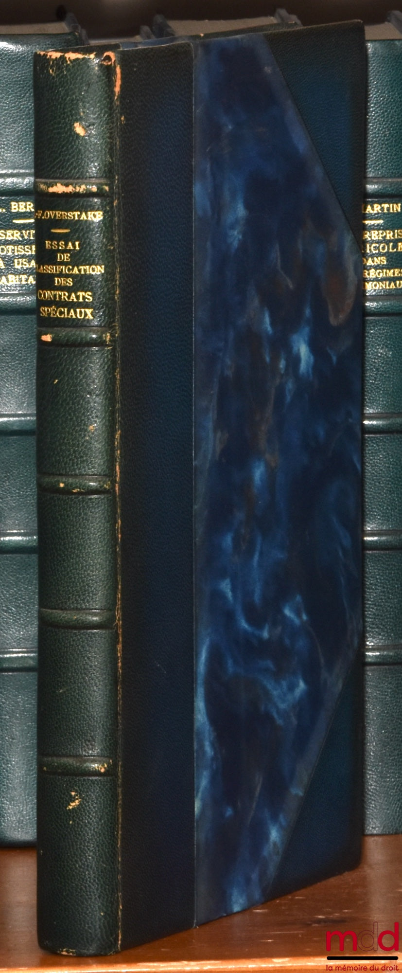 OVERSTAKE (Jean-Francis) – ESSAI DE CLASSIFICATION DES CONTRATS SPÉCIAUX, Préface de Jean Brethe de la Gressaye, Bibl. de droit privé, t. XCI