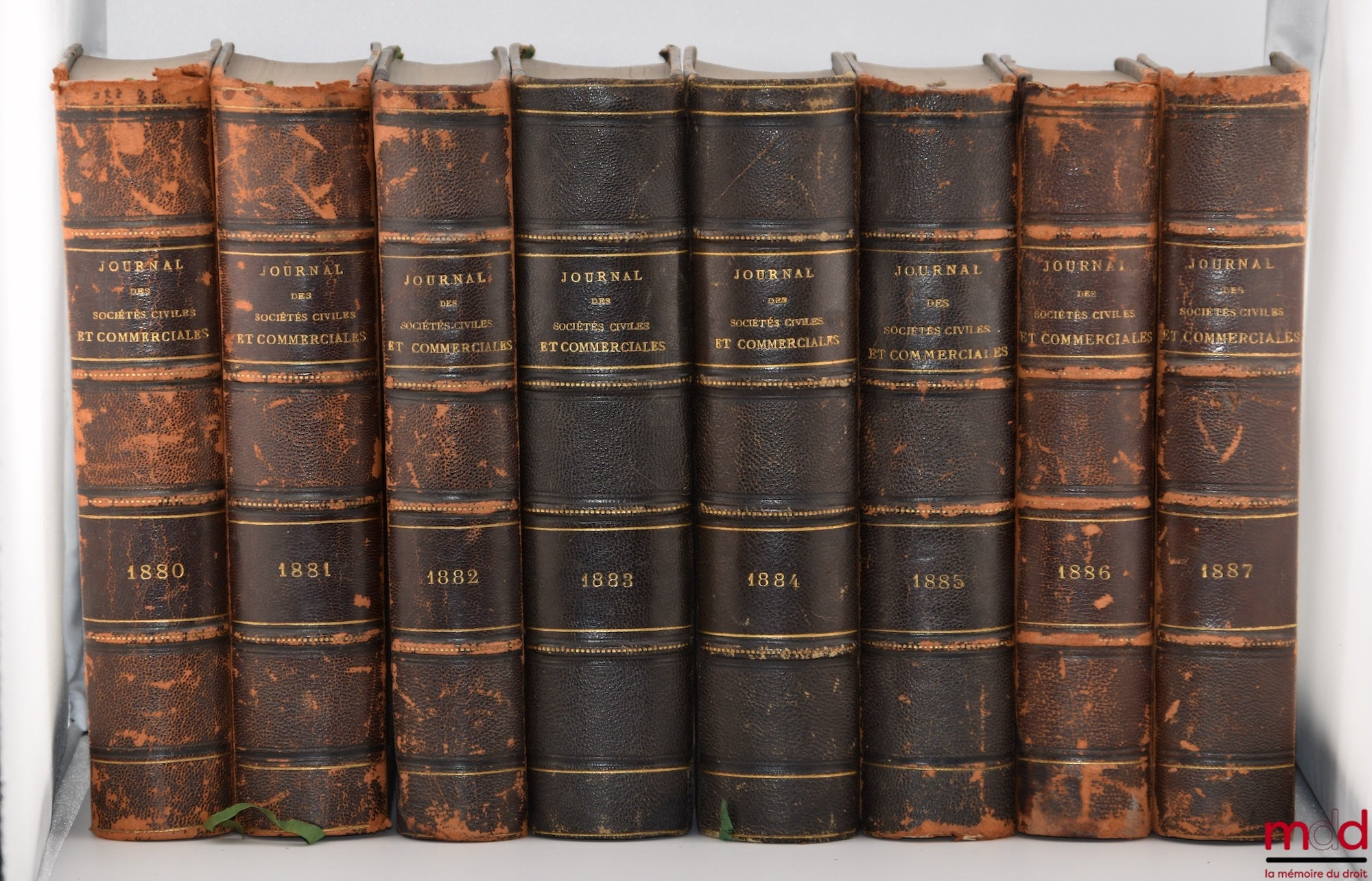 [Journal des Sociétés / Revue des Sociétés] – JOURNAL DES SOCIÉTÉS CIVILES ET COMMERCIALES FRANÇAISES ET ÉTRANGÈRES, Revue de Jurisprudence, de Doctrine & de législation, de 1880 [Première année] à 1888, de 1895 à 1904