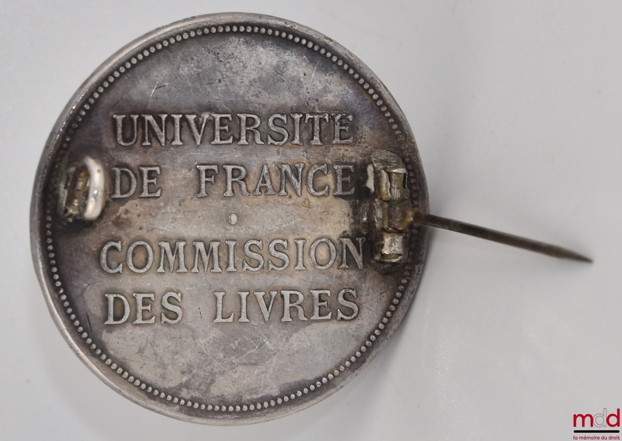 [DUBOIS (Alphée)] – MINERVE. MÉDAILLE. UNIVERSITÉ DE FRANCE – COMMISSION DES LIVRES
