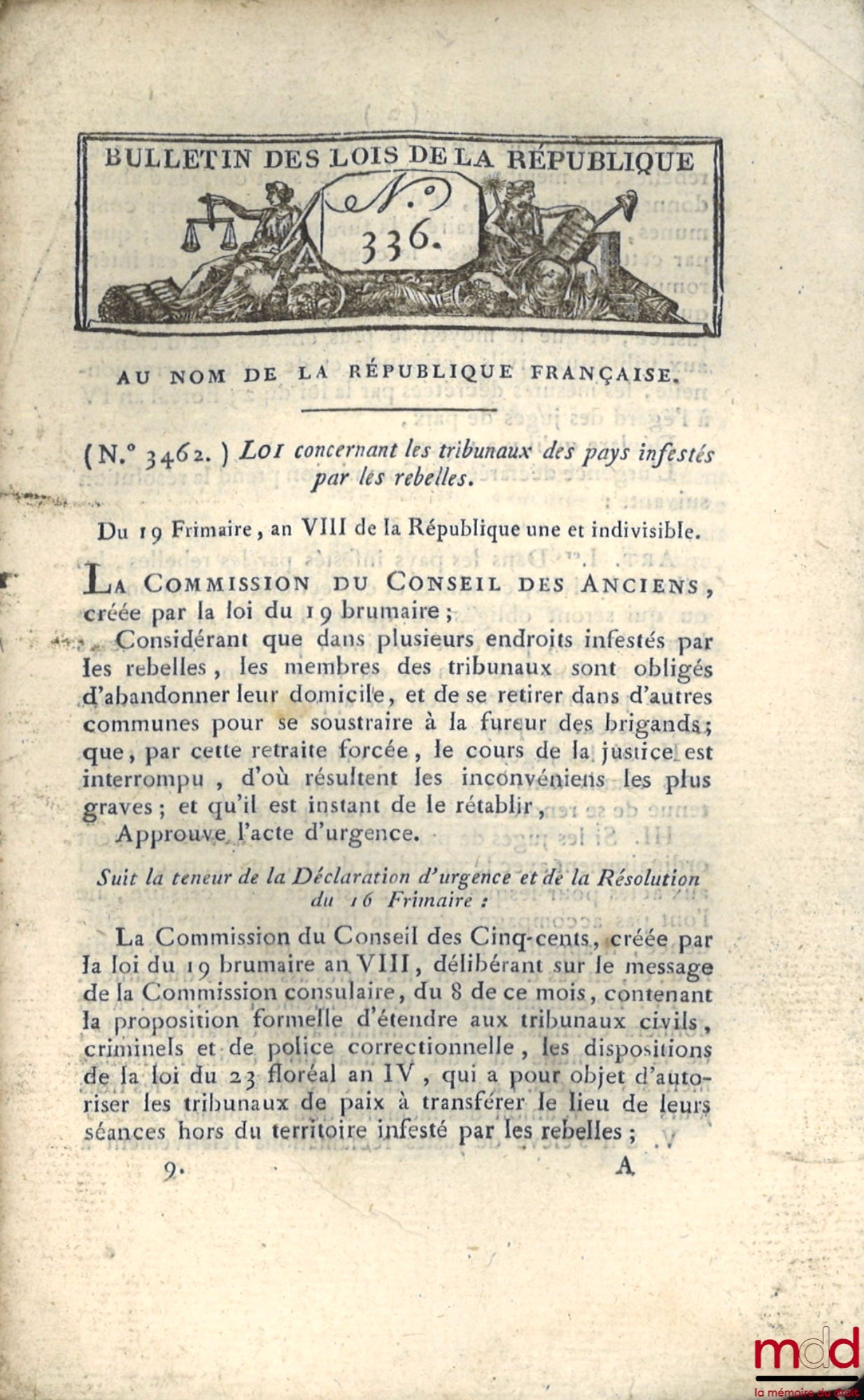 [Acte d’accusation contre Drouet, Garde nationale, Divers] – ENSEMBLE DE 23 BULLETINS DES LOIS : M. Dubois de Crancé, Second rapport du comité militaire sur l’établissement des Milices nationales, & le recrutement de l’Armée, Paris, Chez Baudouin, 1789, [